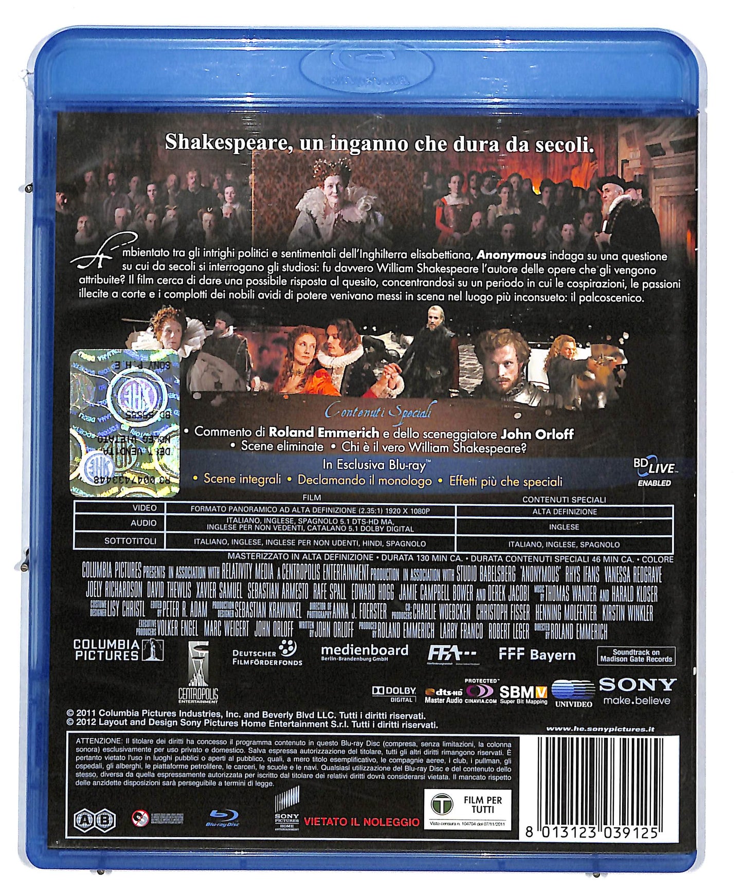 EBOND Anonymous BLURAY DB574914