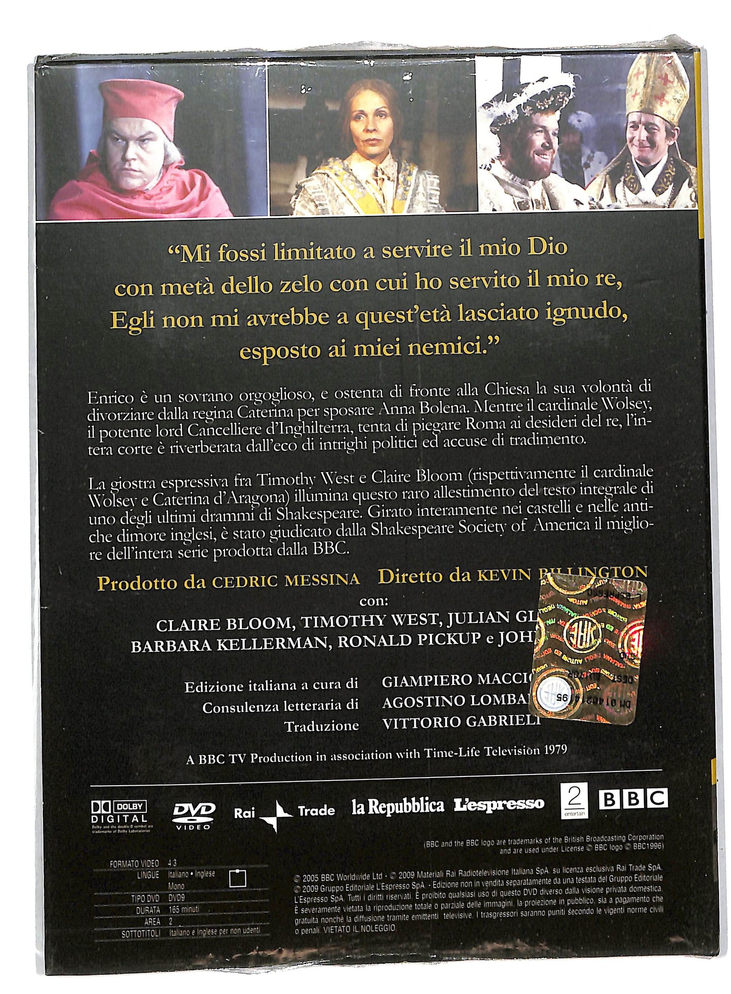 EBOND Enrico VIII Shakespeare collection 15 EDITORIALE DVD DB575319
