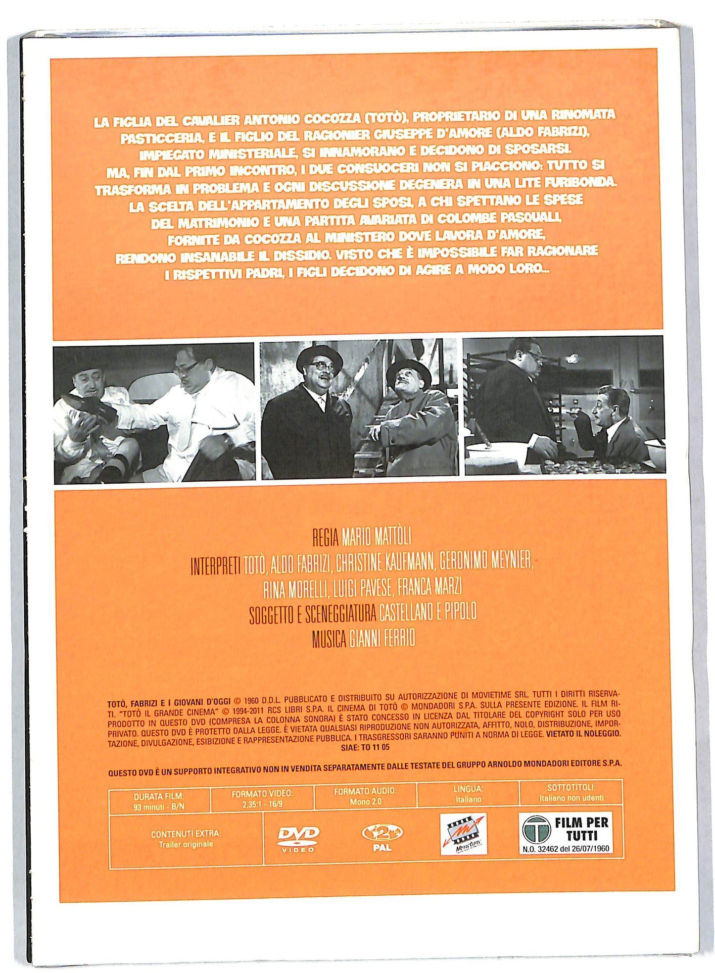 EBOND Toto fabrizi e i giovani d'oggi EDITORIALE DVD DB575347