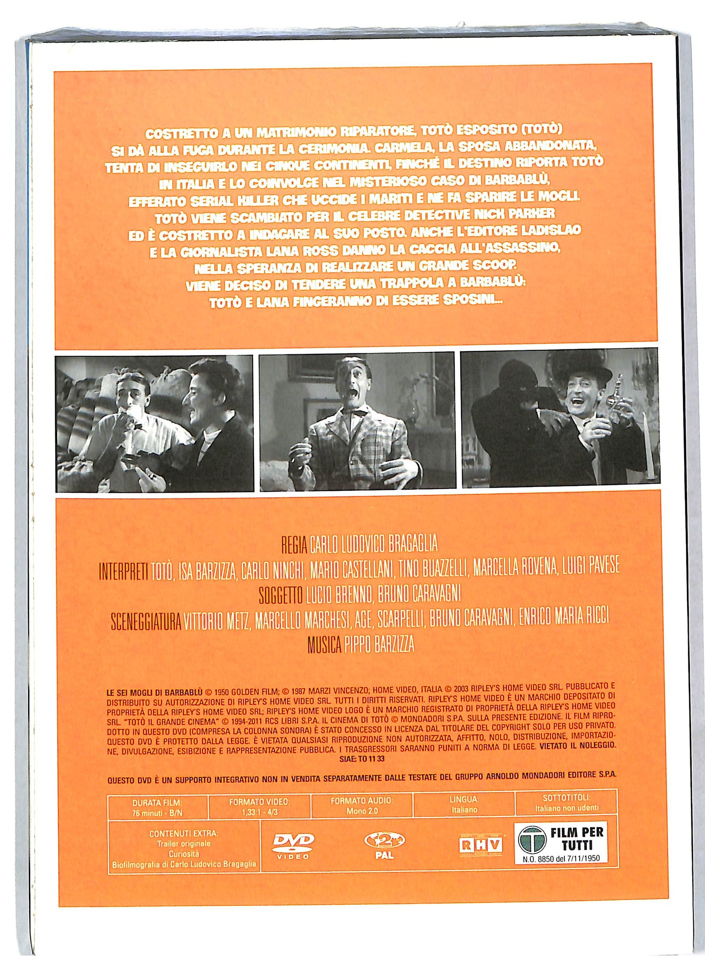 EBOND Le sei mogli di Barbablu EDITORIALE DVD DB575348