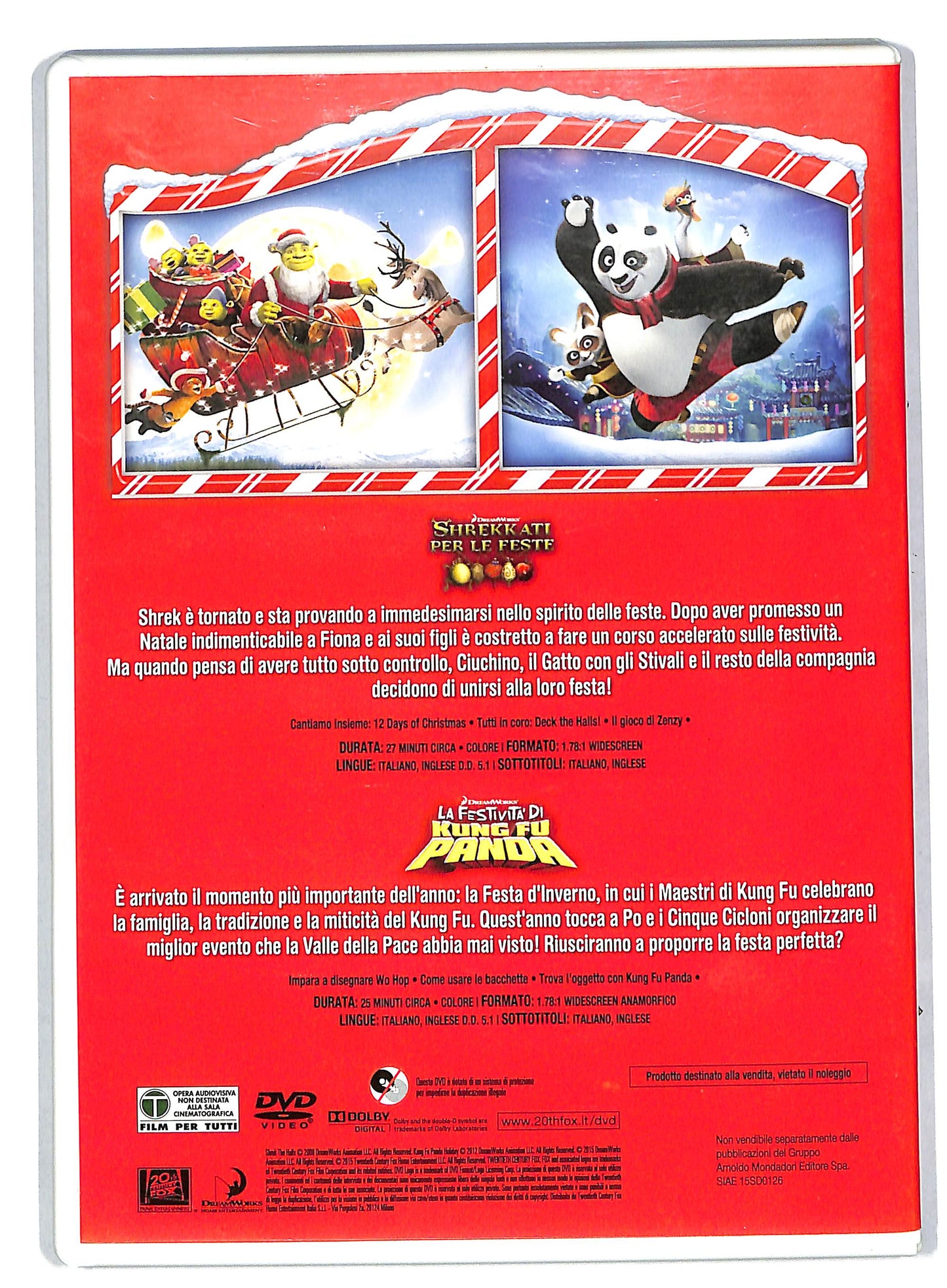 EBOND Shrekkati per le feste - la festivita di kung fu EDITORIALE DVD DB575369