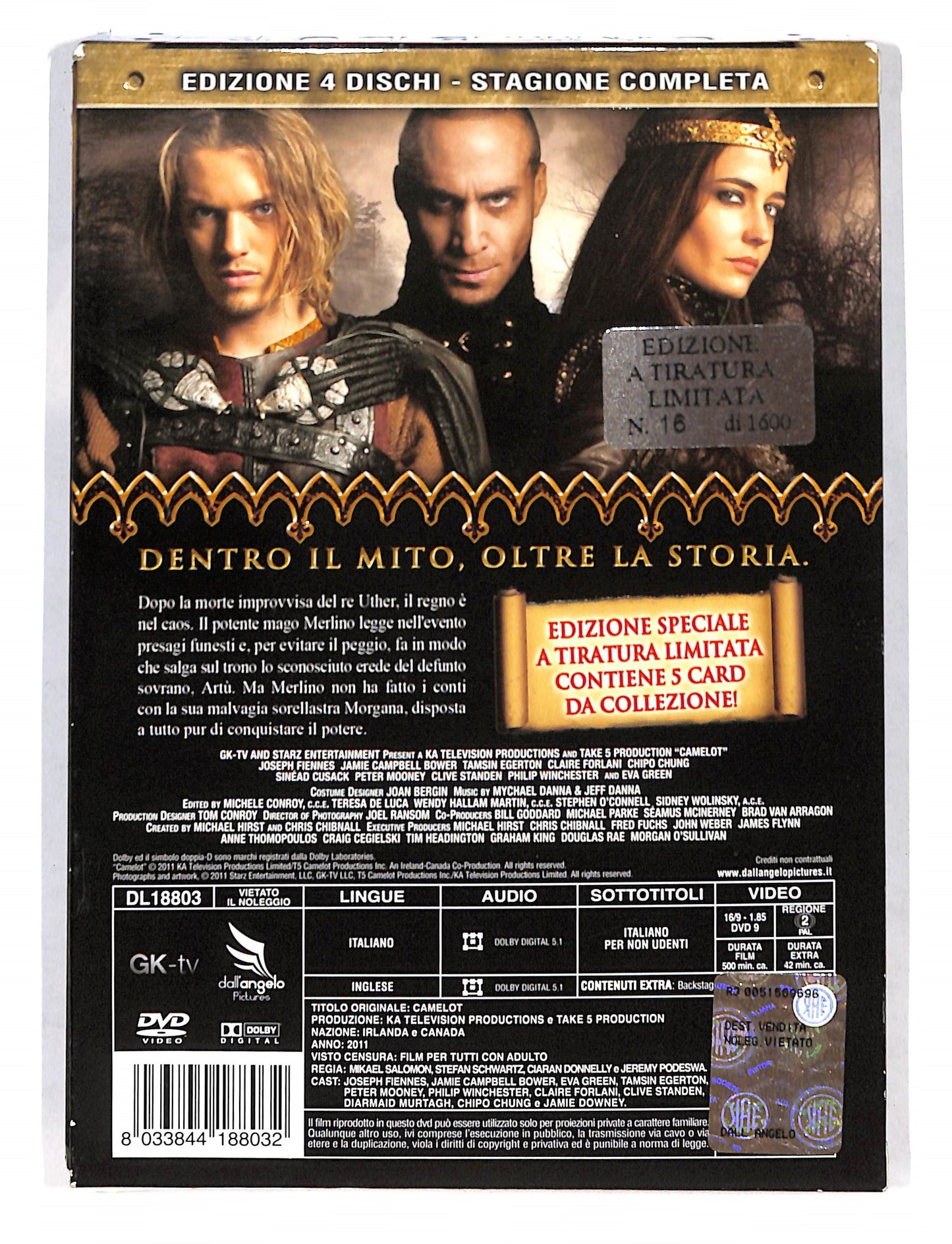 EBOND Camelot - Edizione 4 dischi Stagione Completa DVD DB577407
