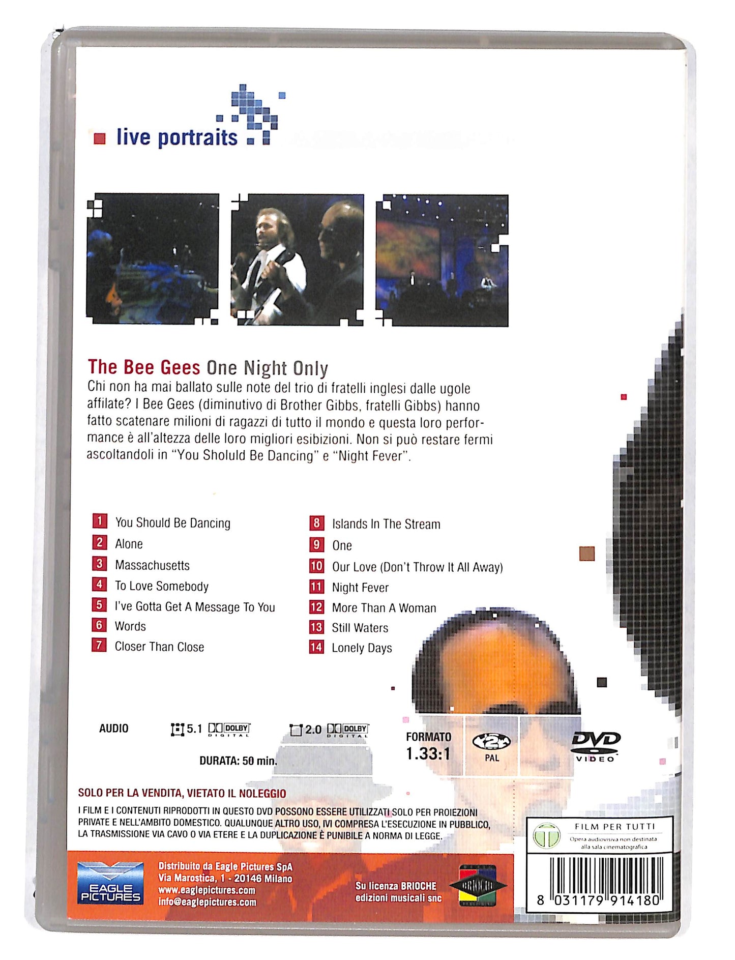 EBOND The Bee Gees One Night Only DVD DB577417