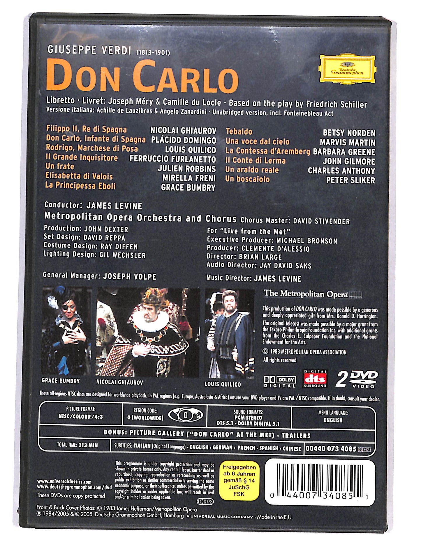 EBOND Verdi - Don Carlo - Levine DVD DB577427