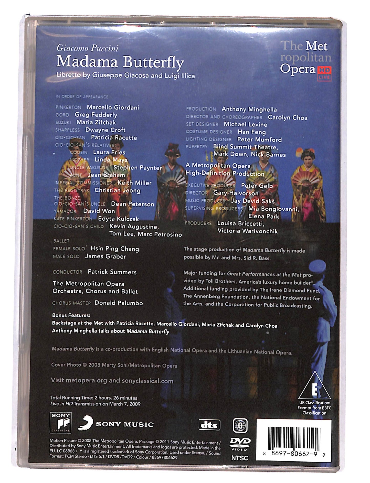 EBOND Puccini - Madama Butterfly DVD DB577437