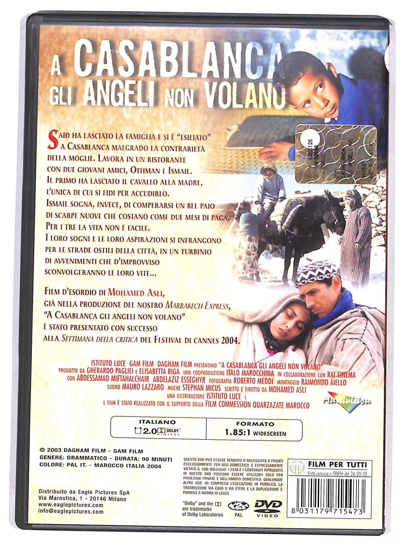EBOND A Casablanca gli angeli non volano NOLEGGIO DVD DB577448