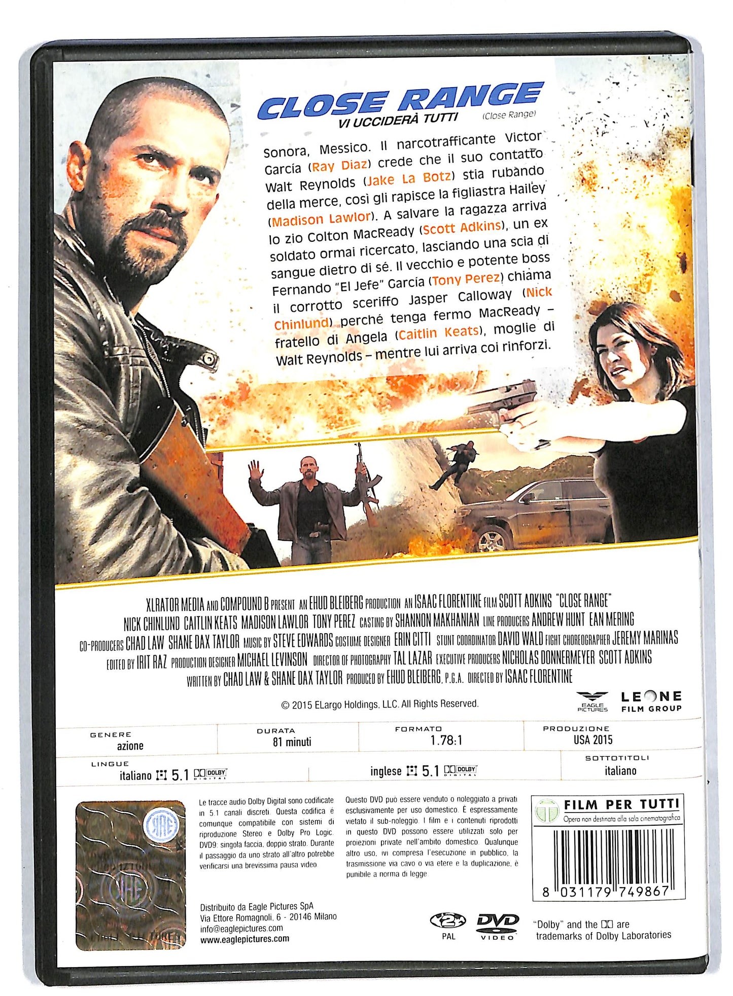EBOND Close Range - Vi uccidera tutti DVD DB577633