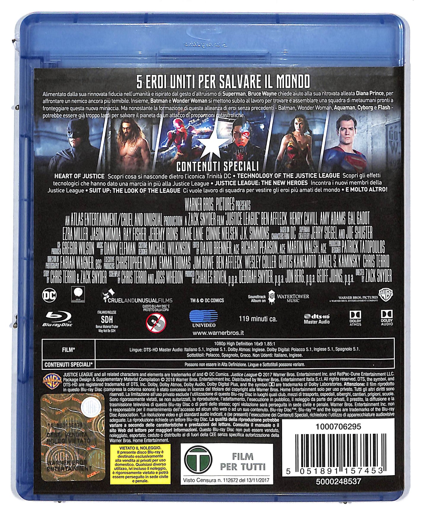 EBOND Justice league BLURAY DB577643