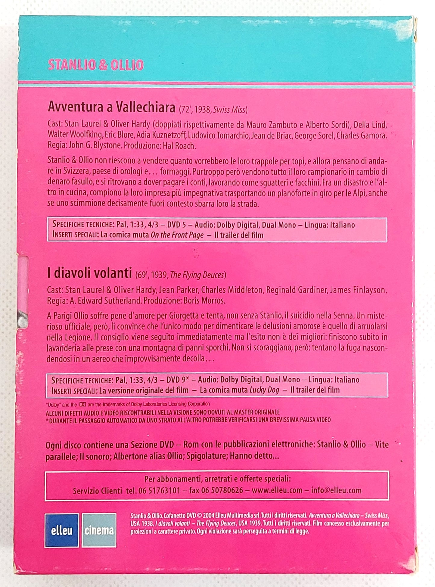 EBOND Stanlio e ollio avventura a vallechiara - i diavoli volanti DVD DB577813