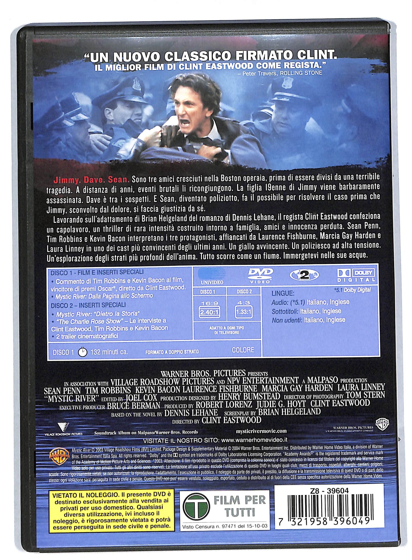 EBOND Mystic River edizione 2 dischi DVD DB578104