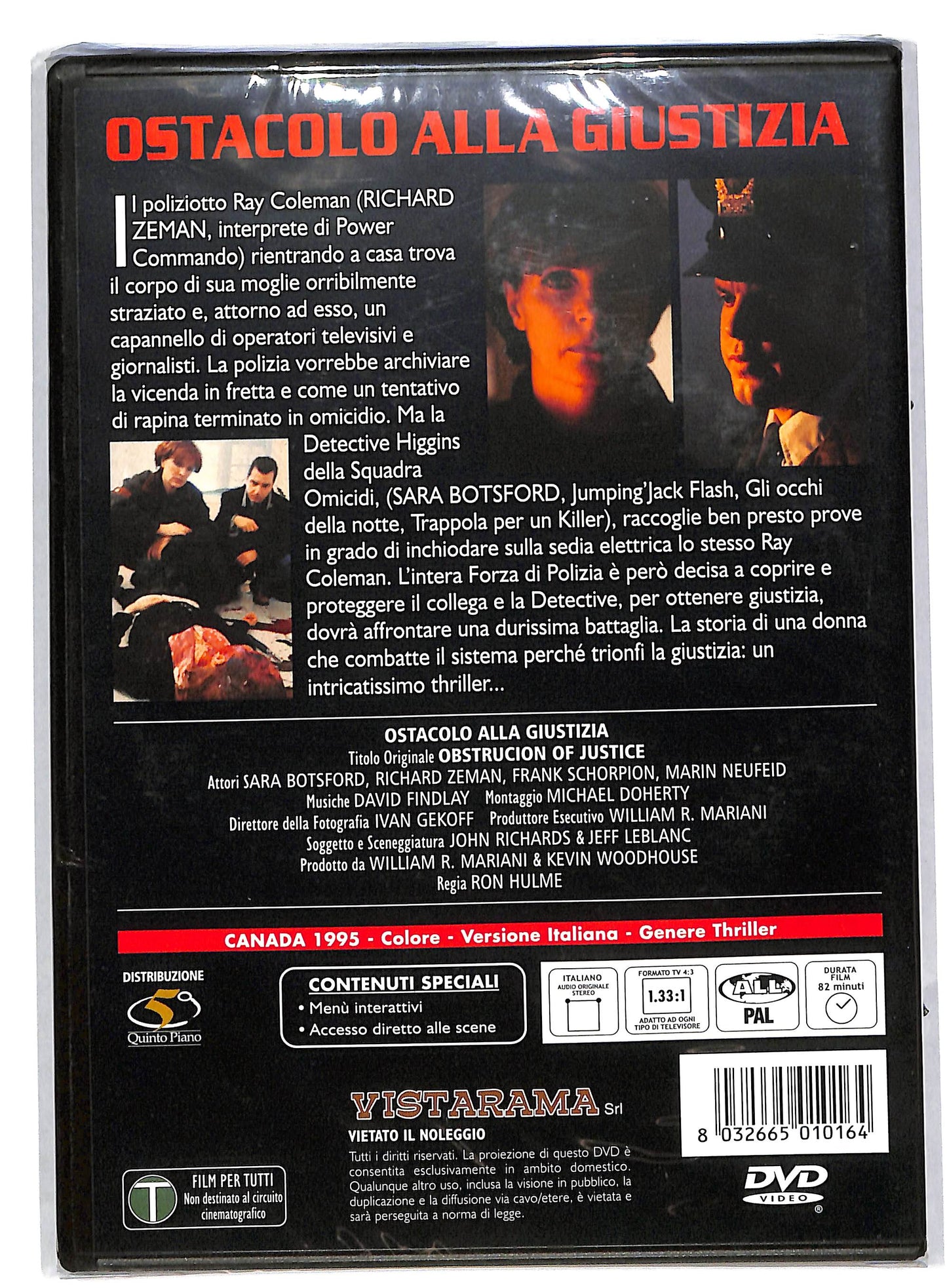 EBOND Ostacolo alla giustizia DVD DB578159