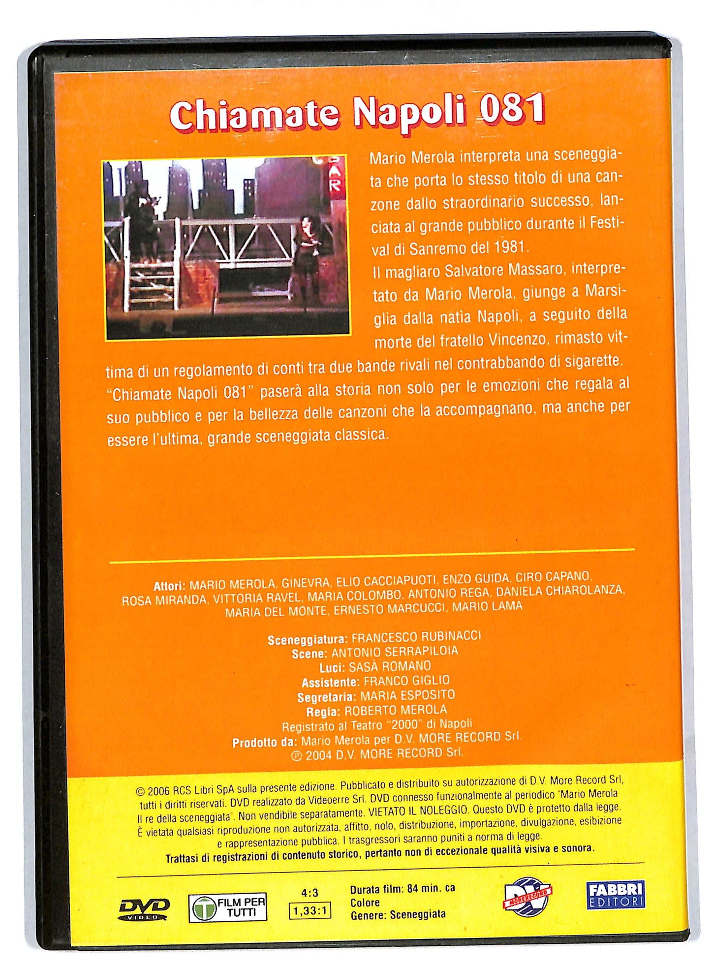 EBOND Mario Merola sceneggiati - Chiamate Napoli 081 EDITORIALE DVD DB578370