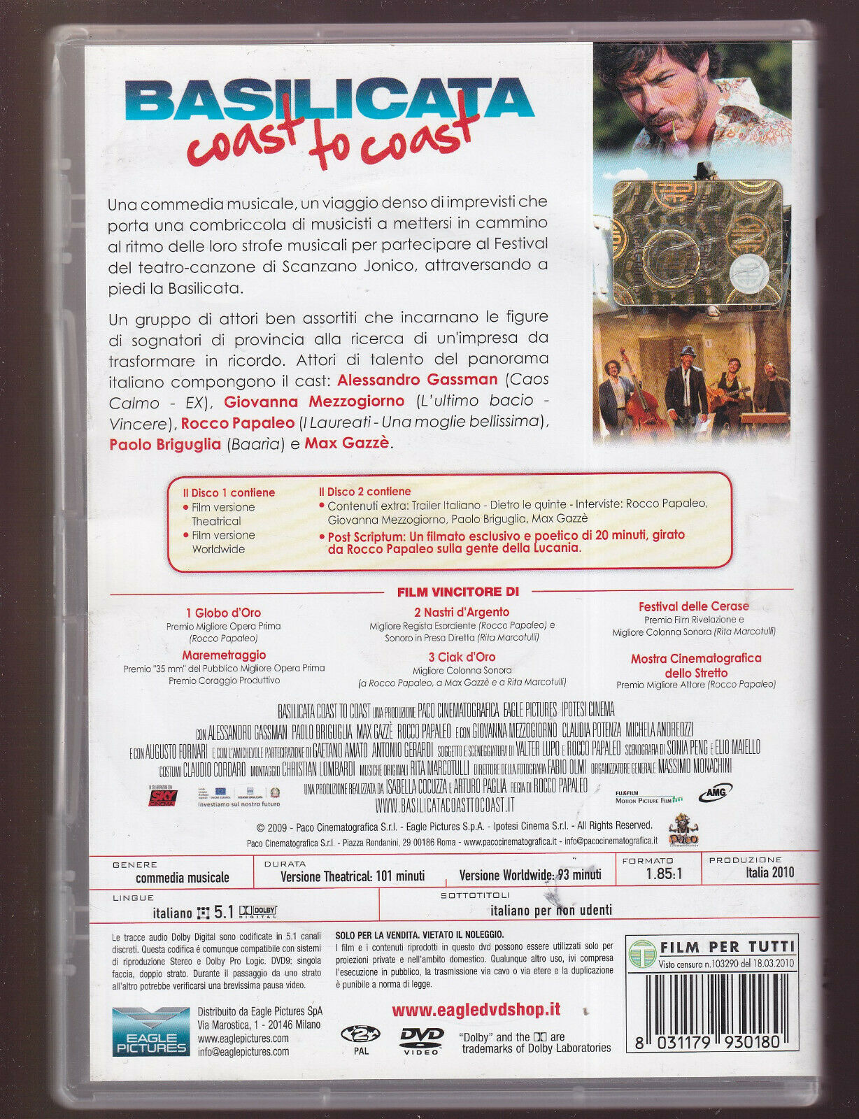 EBOND Basilicata Coast To Coast NOLEGGIO DVD DB579014
