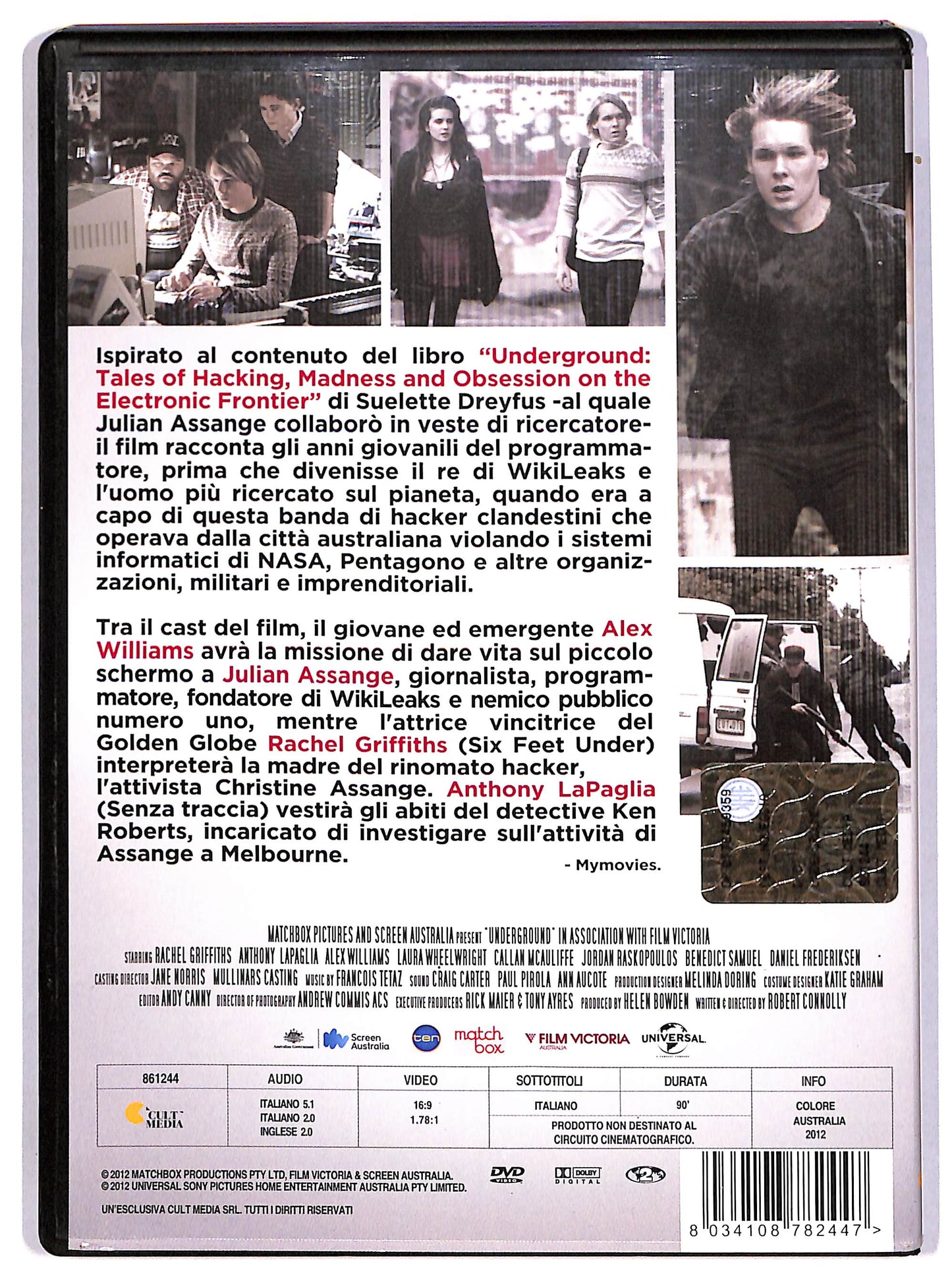 EBOND Underground: The Julian Assange Story Noleggio NOLEGGIO DVD DB579062