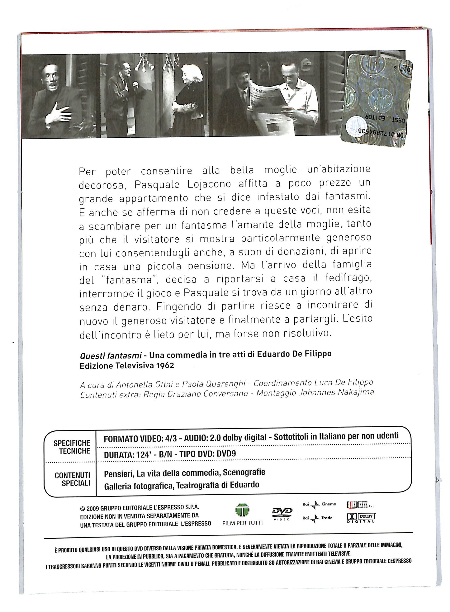 EBOND Questi fantasmi EDITORIALE DIGIPACK DVD DB579238