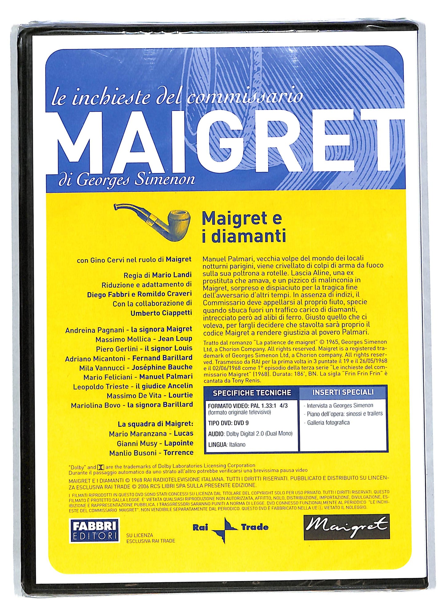 EBOND Maigret e i diamanti EDITORIALE DVD DB579271