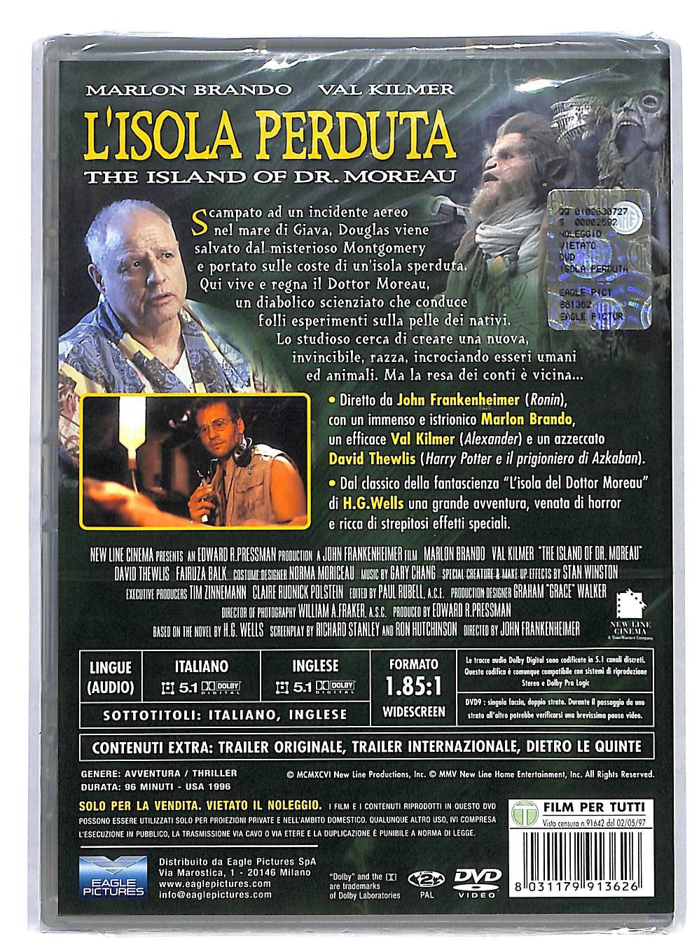 EBOND L'isola perduta DVD DB580306
