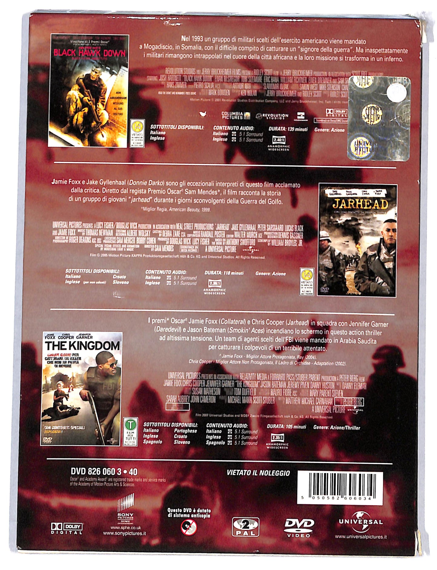 EBOND The Kingdom - Jarhead - Black hawk Down DVD DB580635
