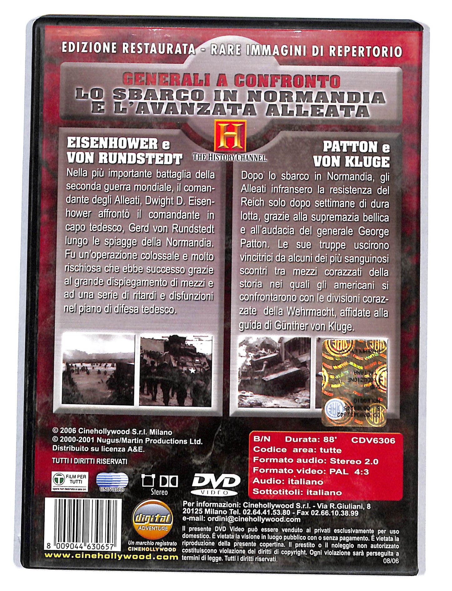 EBOND Generali A Confronto-Eisenhower Von Rundstedt DVD DB580654