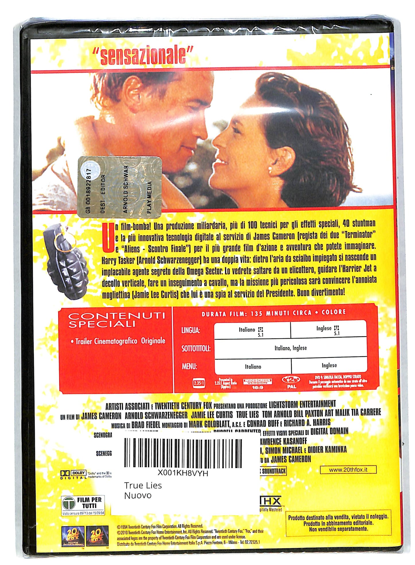 EBOND True Lies EDITORIALE DVD DB581401