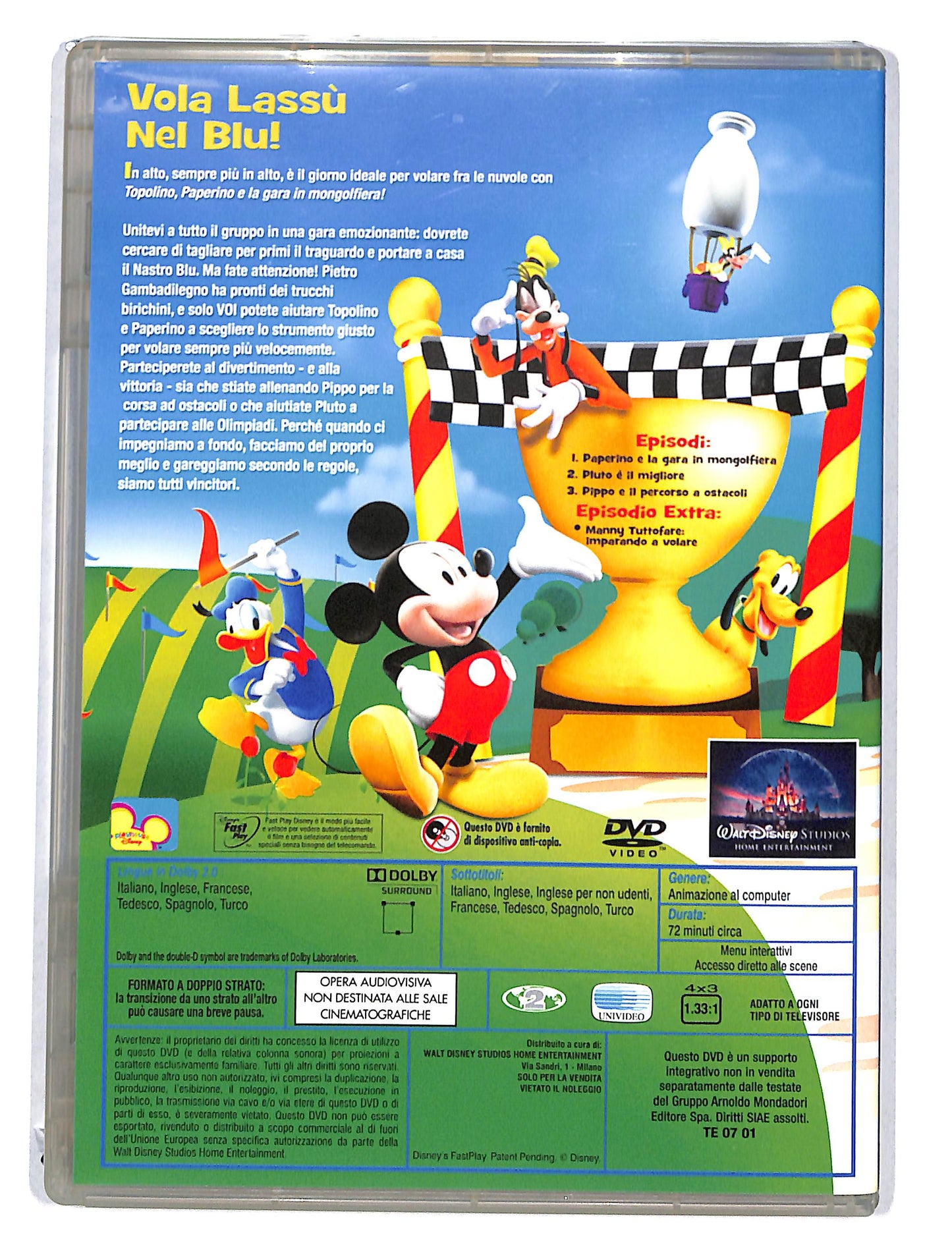 EBOND Topolino e Paperino - La gara in Mongolfiera EDITORIALE DVD DB582103