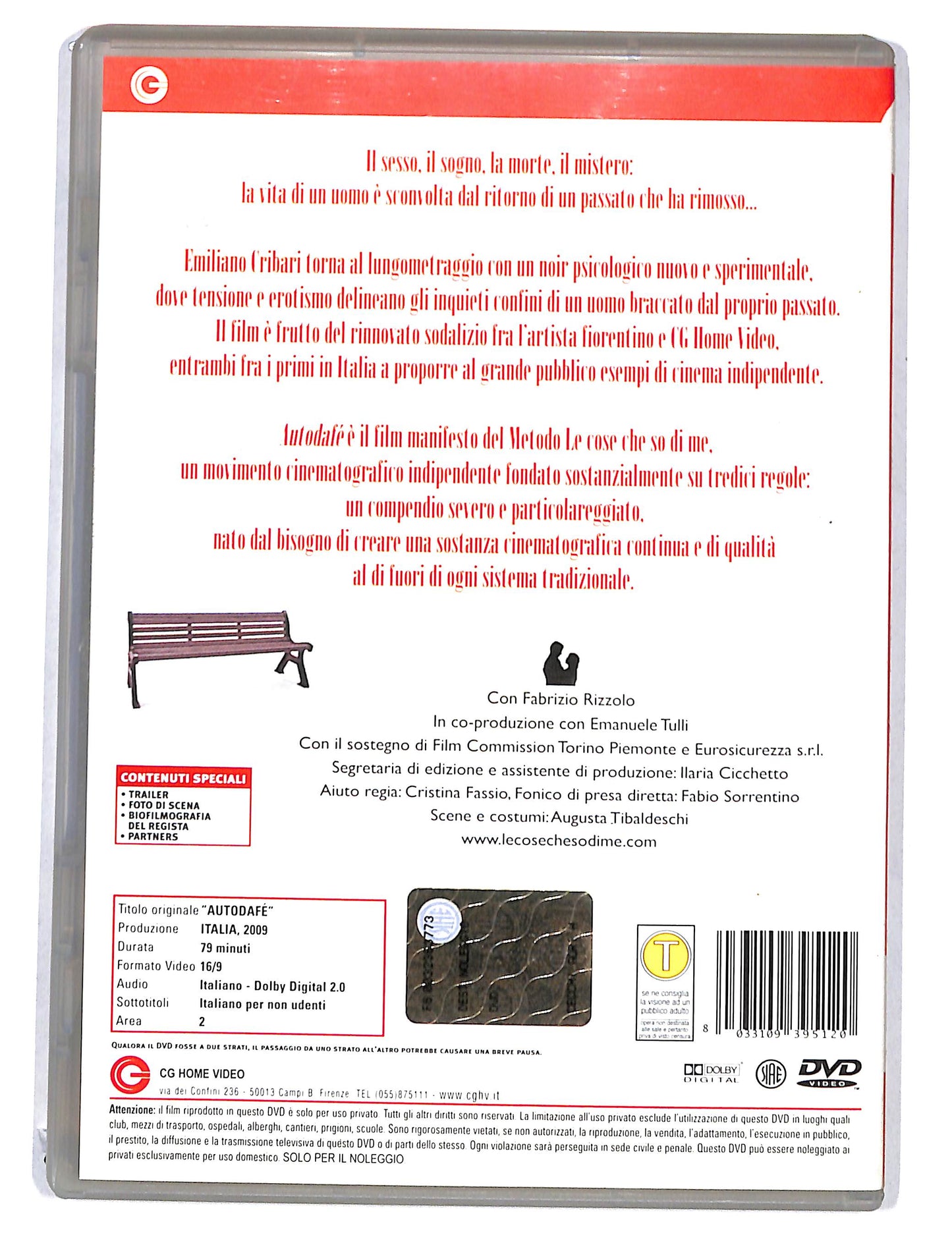 EBOND Autodafe - un film di Emiliano Cribari NOLEGGIO DVD DB582113