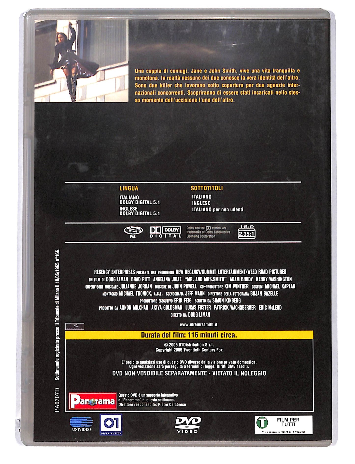 EBOND Mr.& Mrs Smith EDITORIALE DVD DB582128