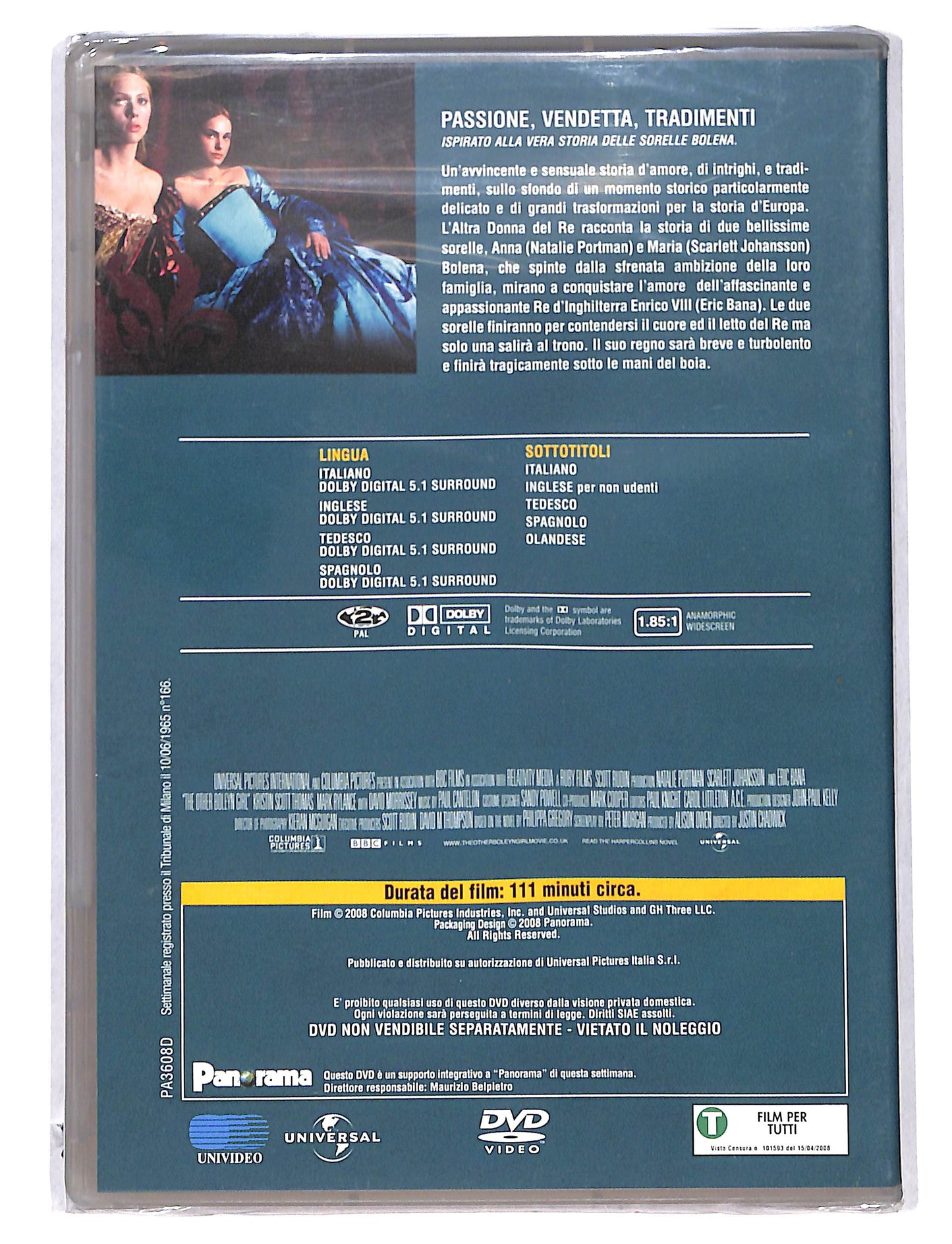 EBOND L'altra donna del re EDITORIALE DVD DB582132