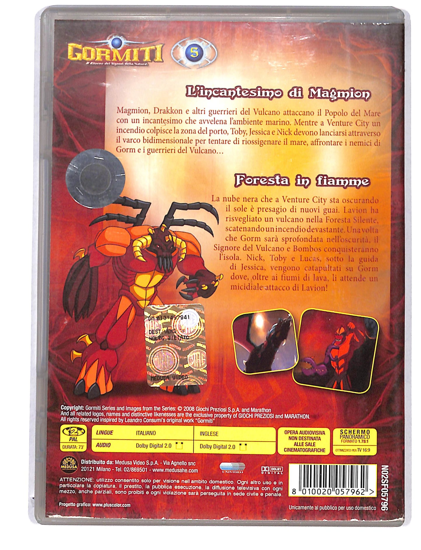 EBOND Gormiti Stg.1 Vol.5 - L'incantesimo di Magmion DVD DB582147