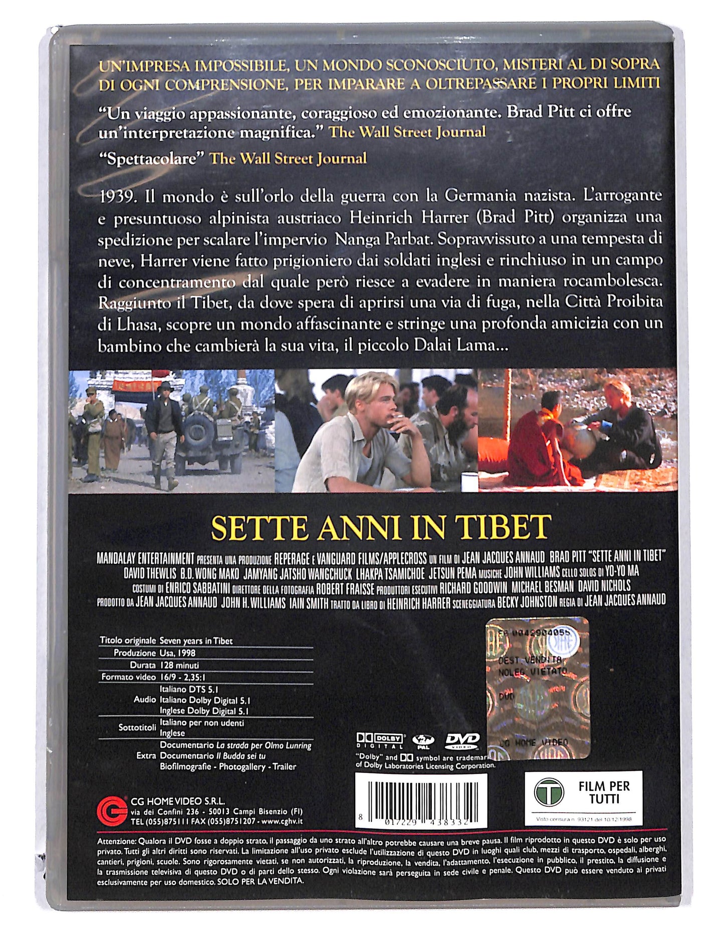 EBOND Sette anni in Tibet - Collector's Edition 2 dvd DVD DB582153
