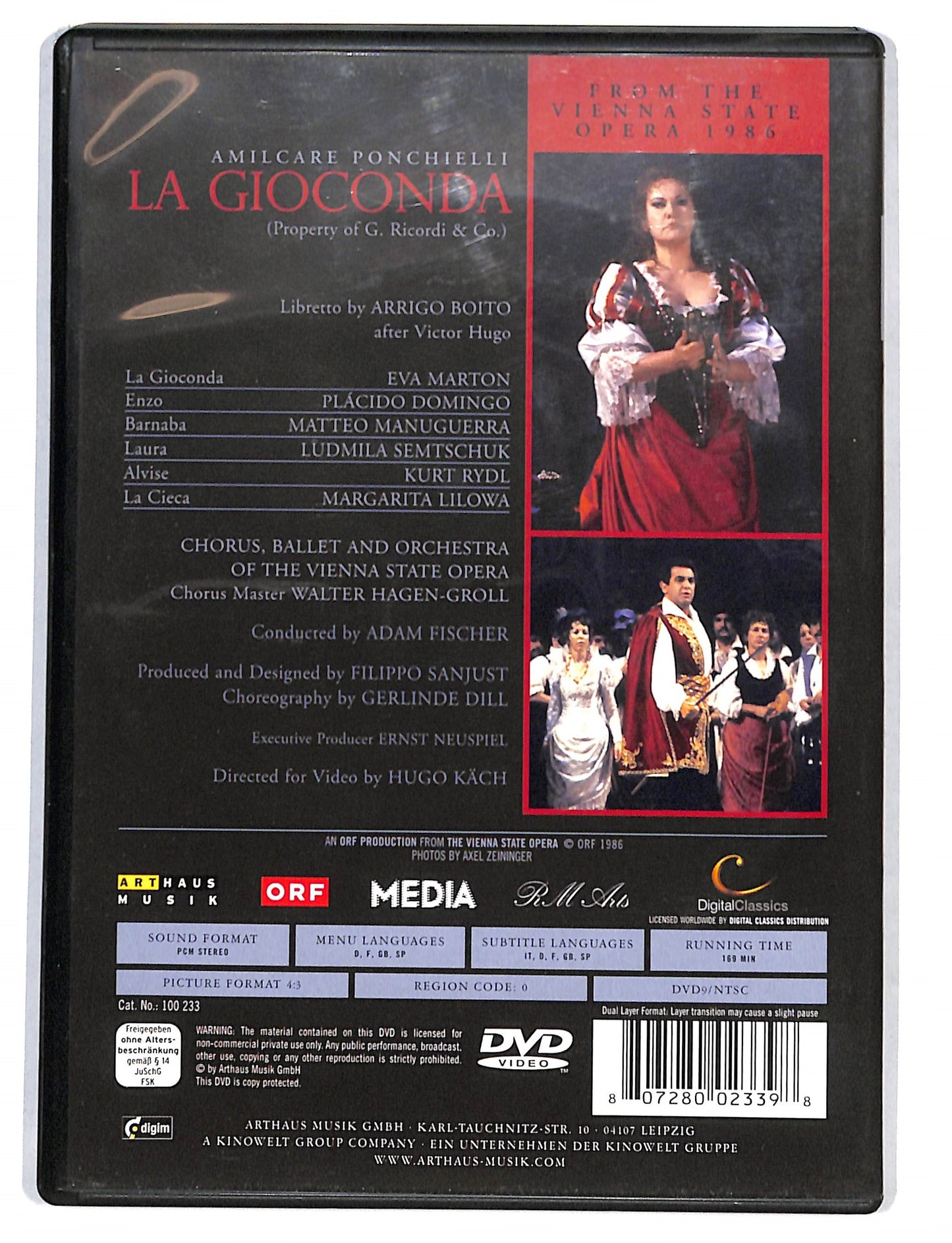EBOND Ponchielli - La Gioconda Vienna state opera DVD DB582346
