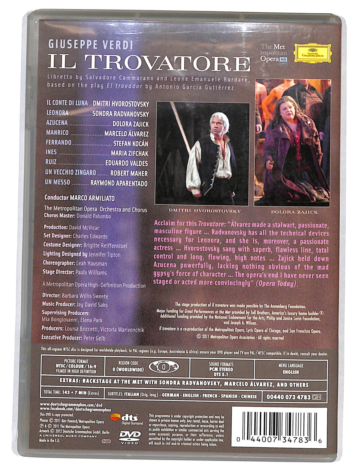 EBOND Verdi - il Trovatore - Armiliato DVD DB582355