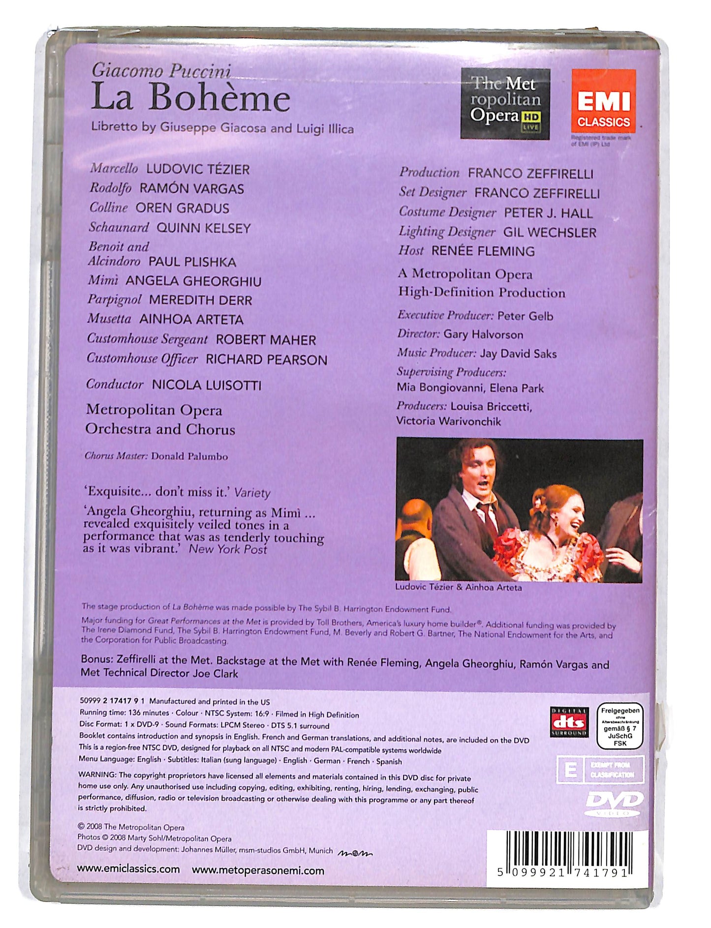 EBOND Puccini - La Boheme - Luisotti DVD DB582357