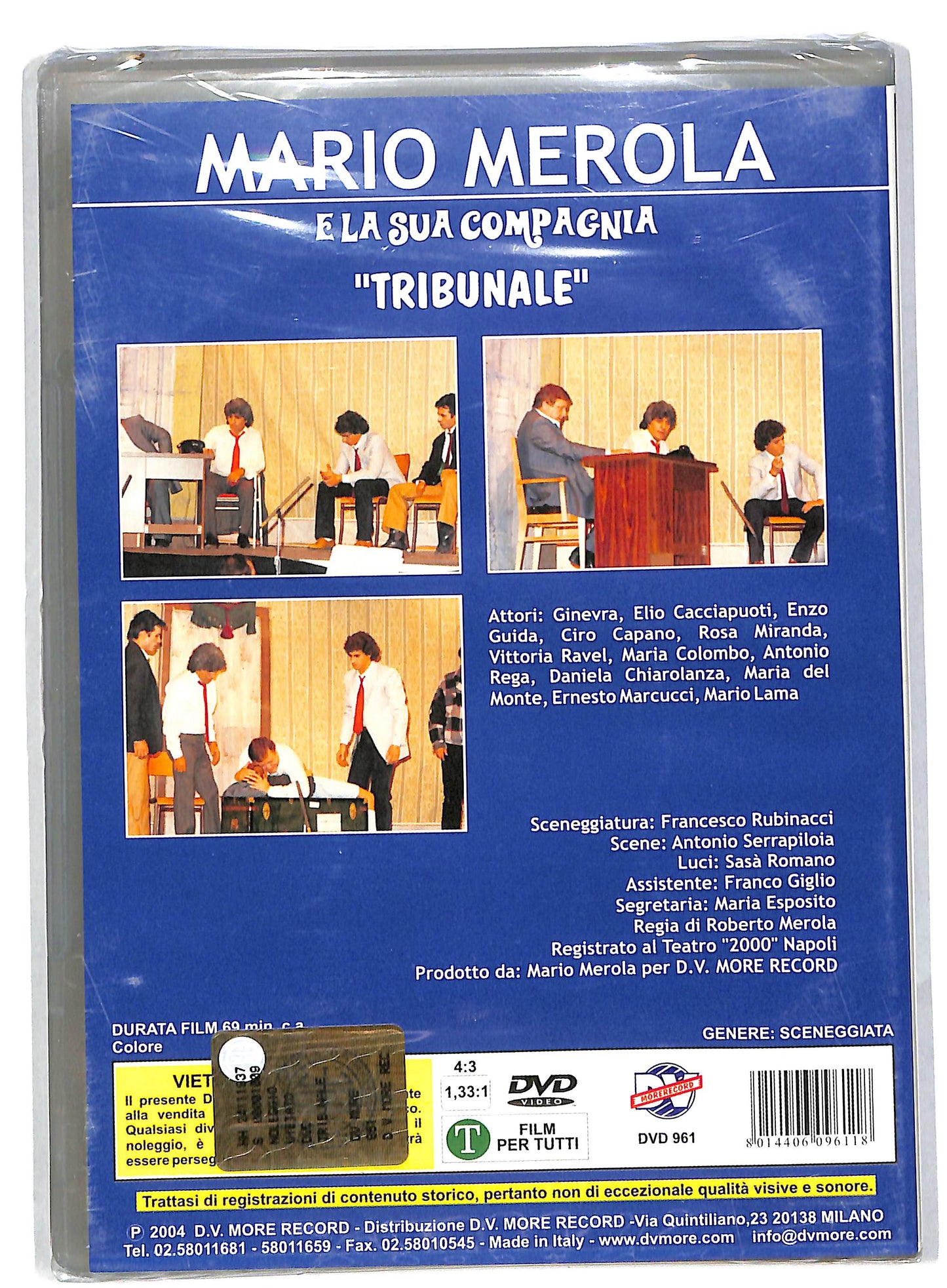 EBOND Mario Merola e La Sua Compagnia - Tribunale DVD DB584303