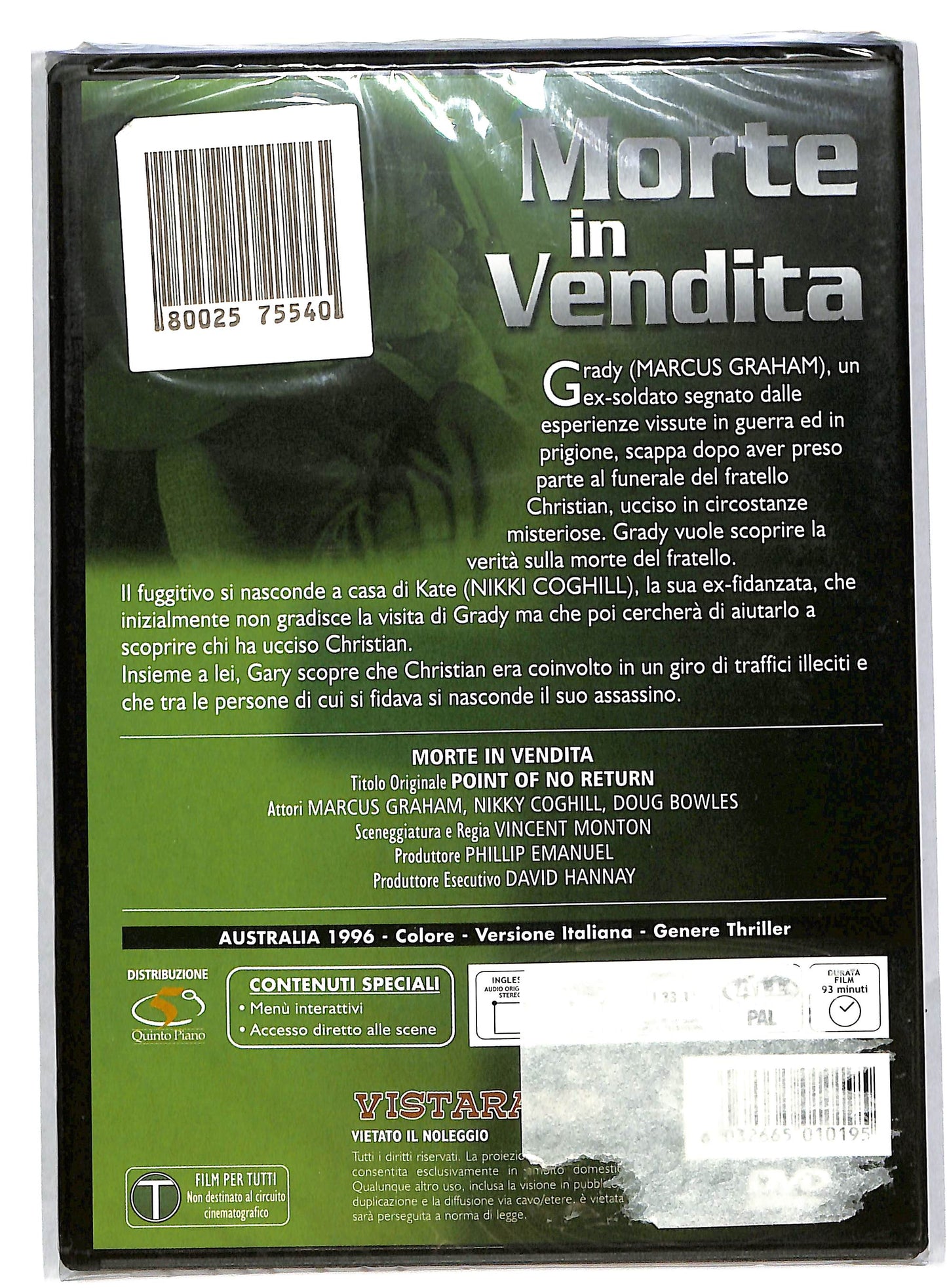 EBOND Morte in vendita DVD DB584310