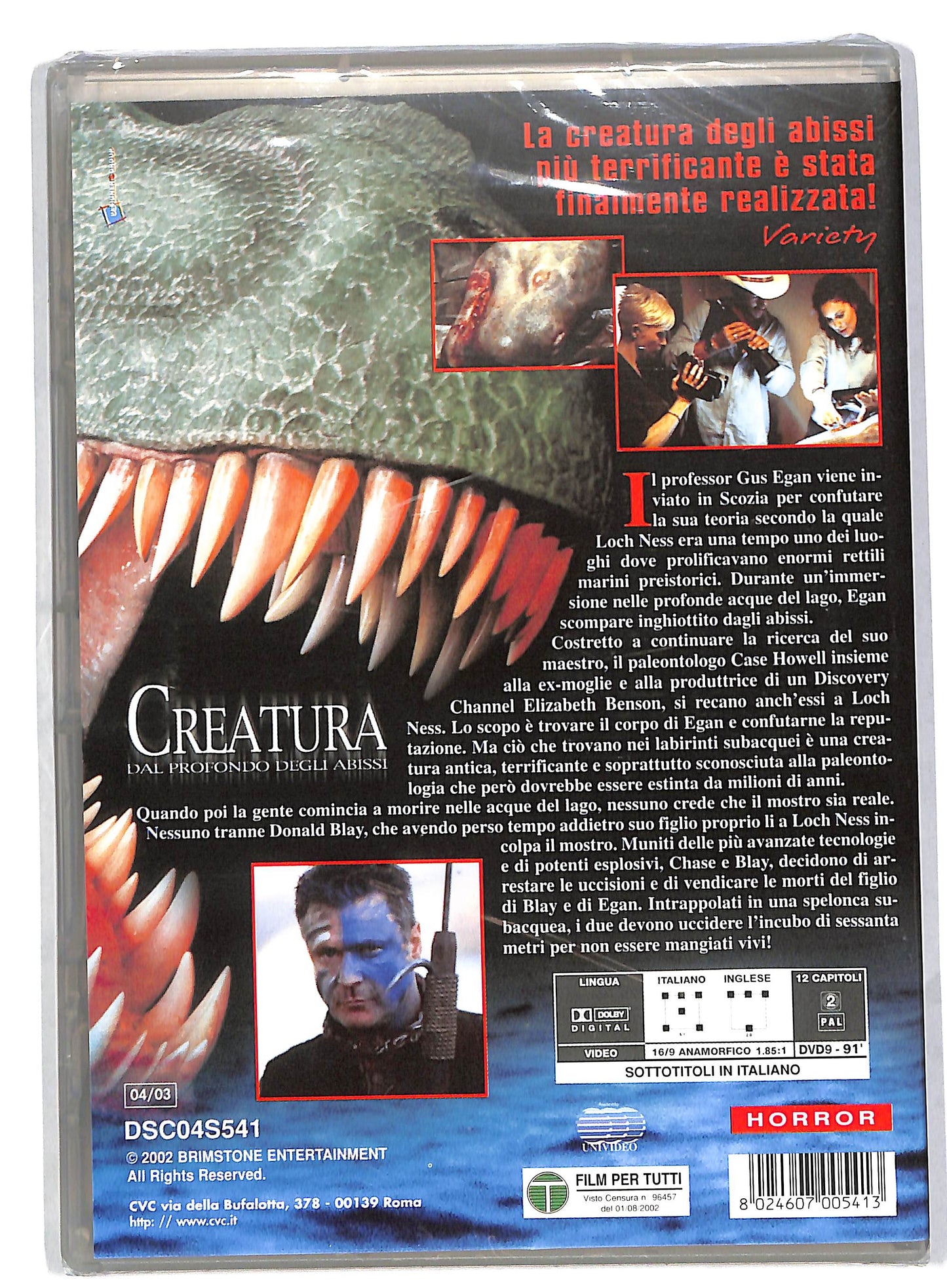 EBOND Creatura dal profondo degli abissi DVD DB584311