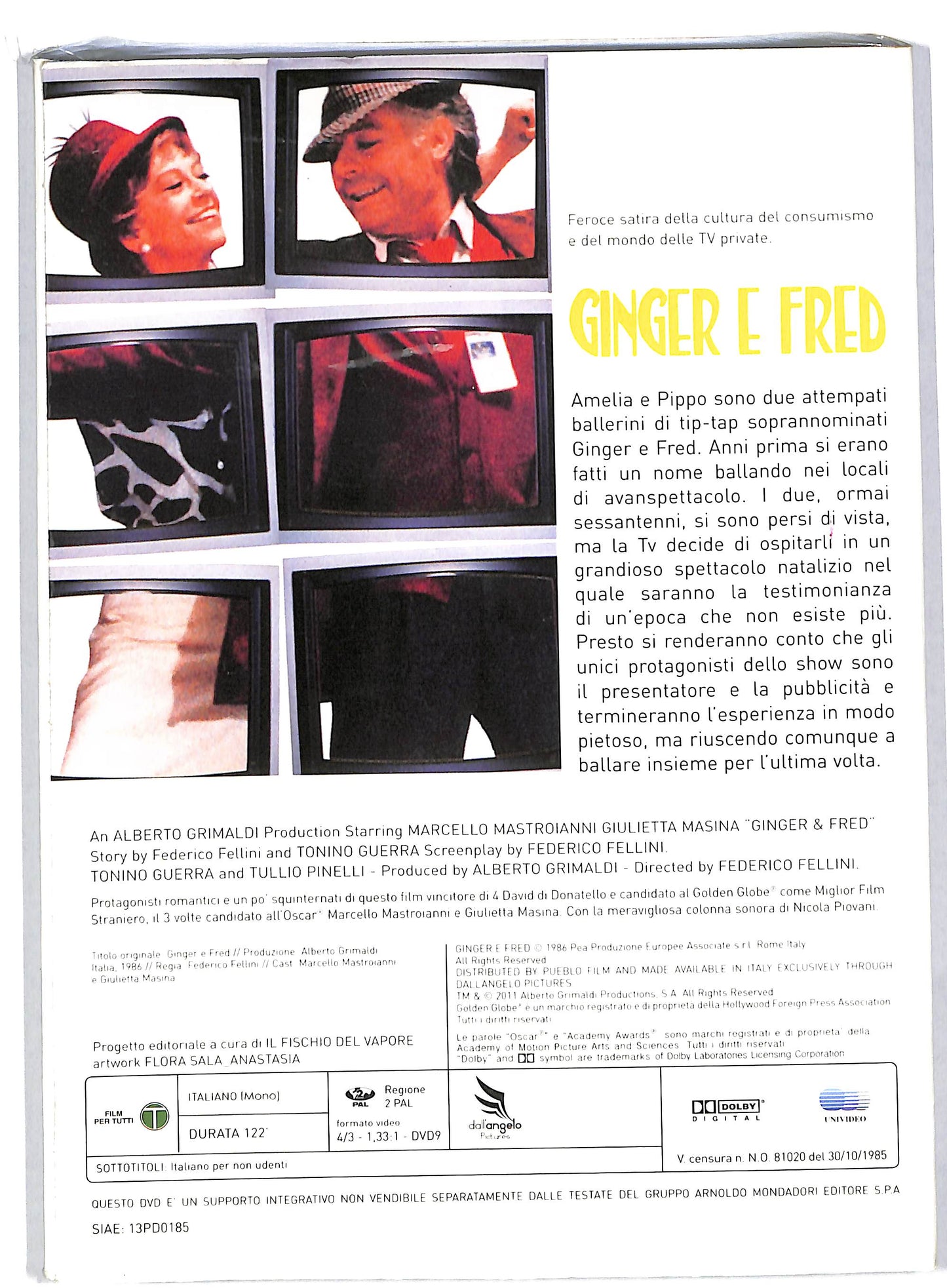 EBOND Ginger e Fred EDITORIALE DVD DB584338
