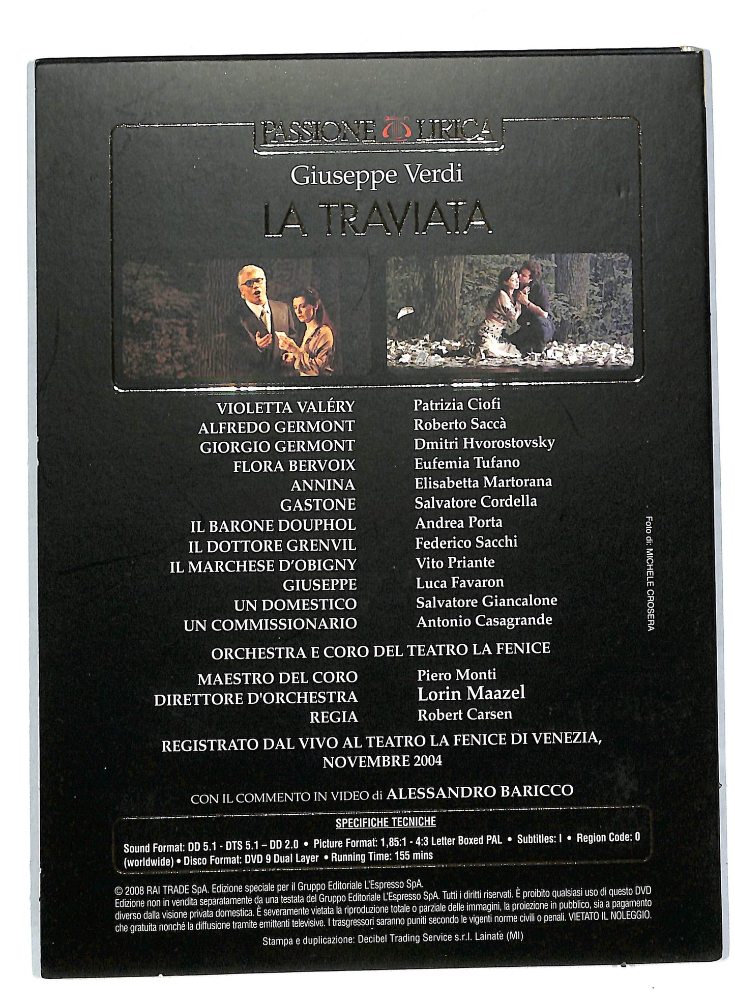 EBOND Giuseppe verdi - La traviata EDITORIALE DIGIPACK DVD DB584615