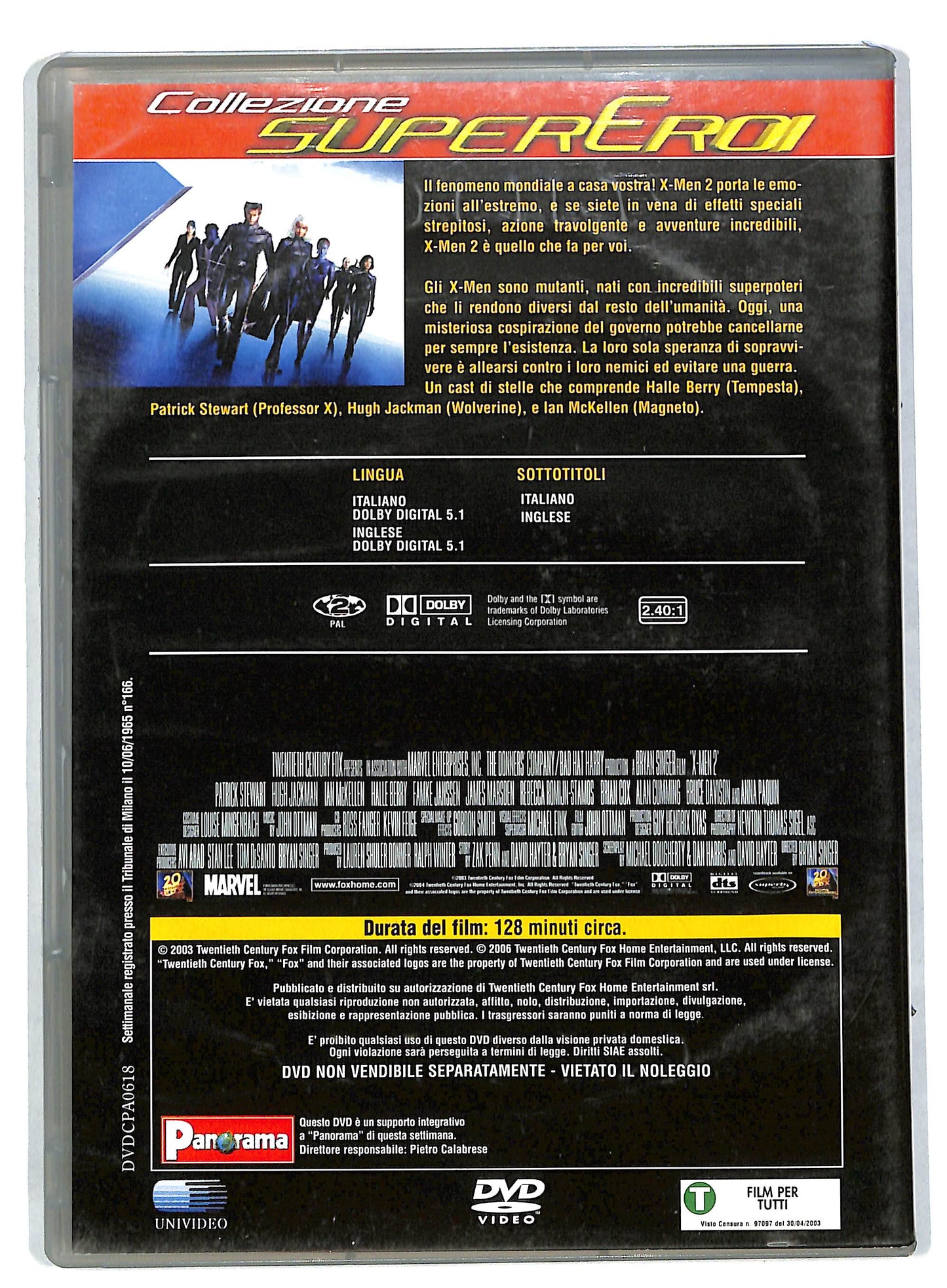 EBOND X - Men 2 EDITORIALE DVD DB584634