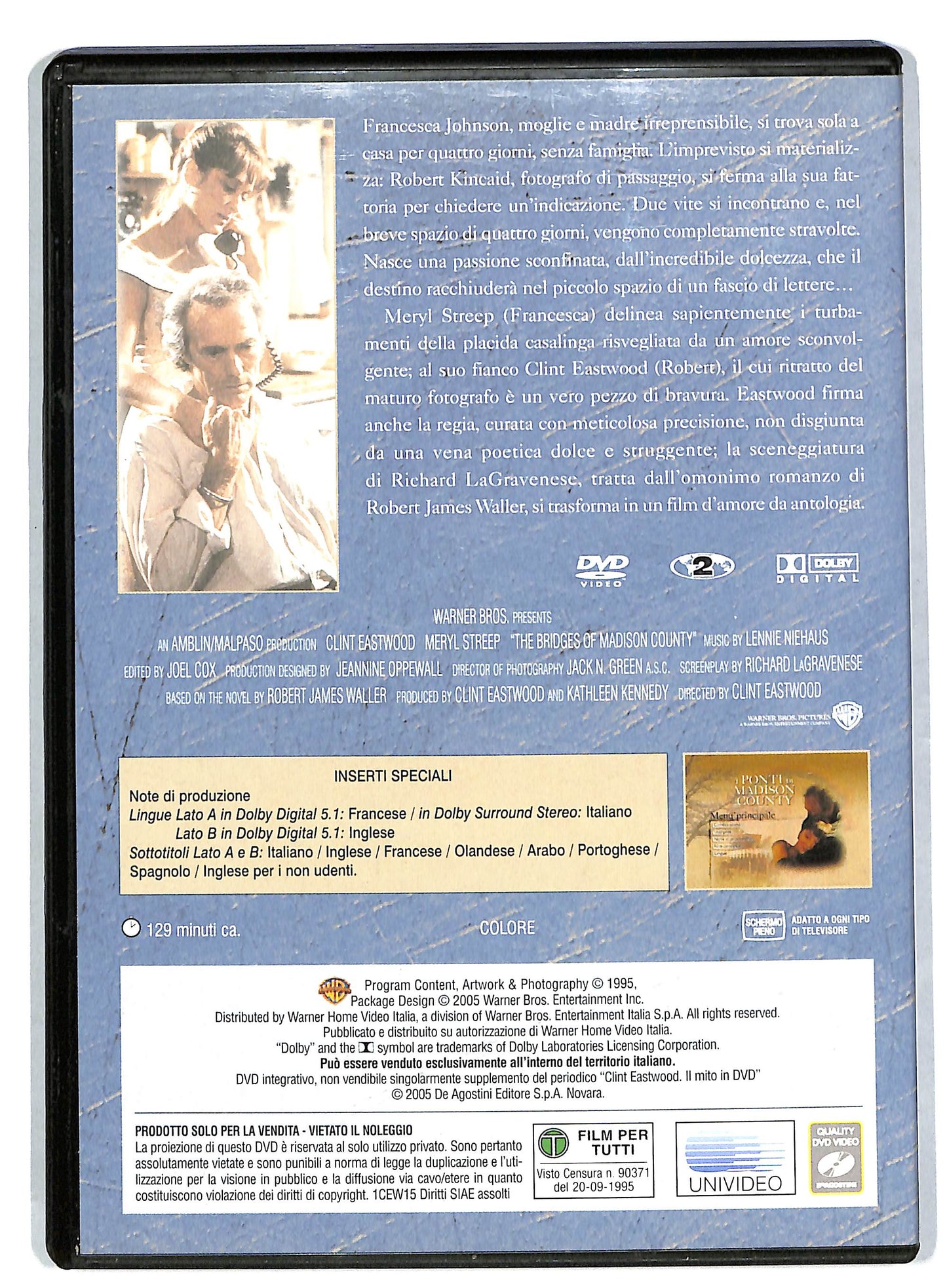 EBOND I ponti di Madison County EDITORIALE DVD DB584637