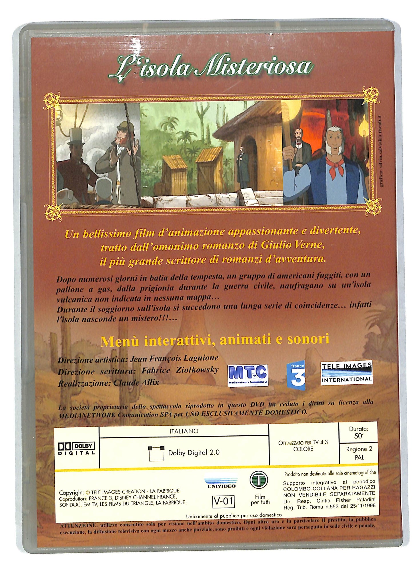 EBOND L'isola misteriosa - I viaggi straordinari di EDITORIALE DVD DB584656