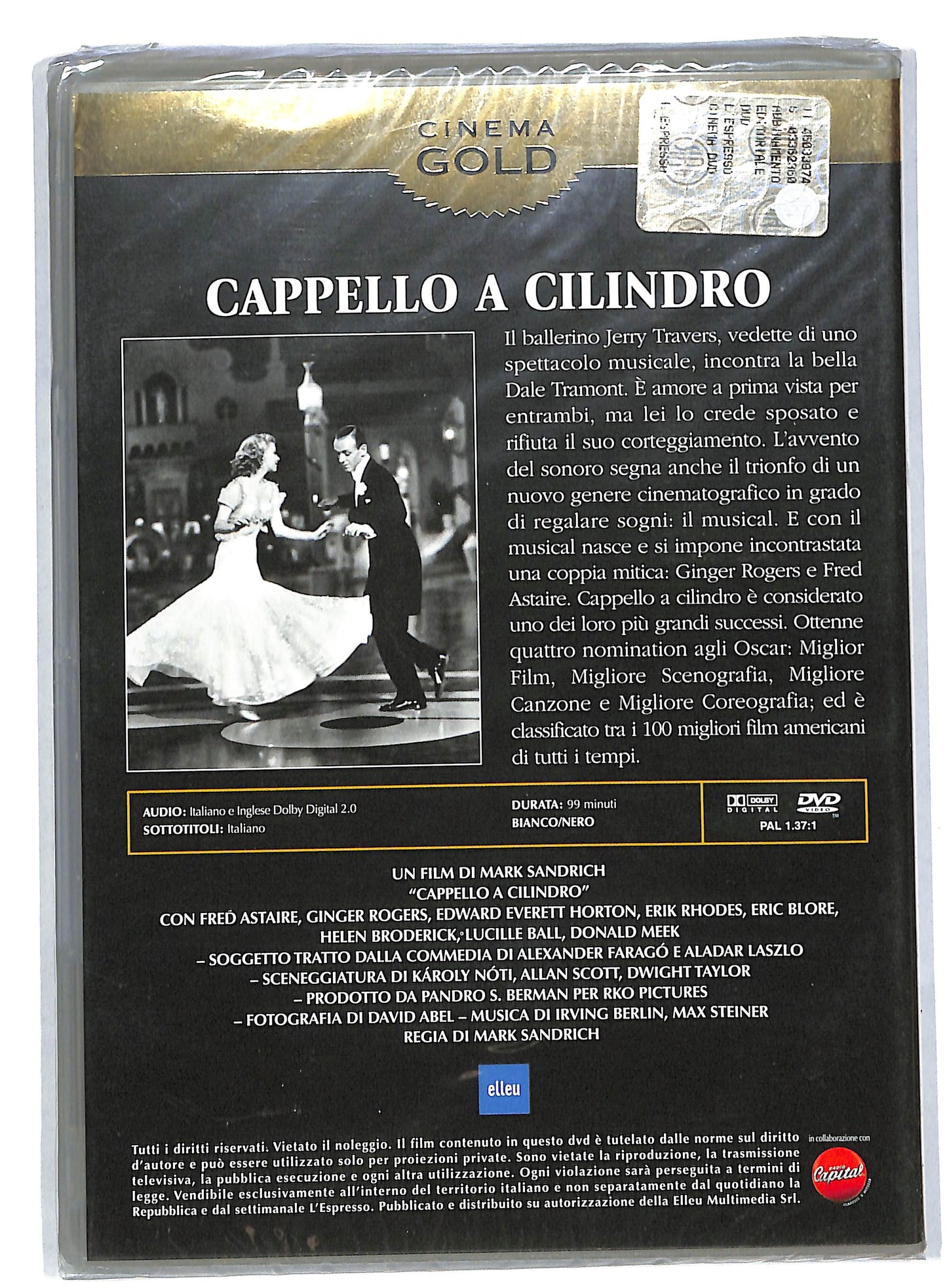EBOND Cappello a cilindro EDITORIALE DVD DB584814