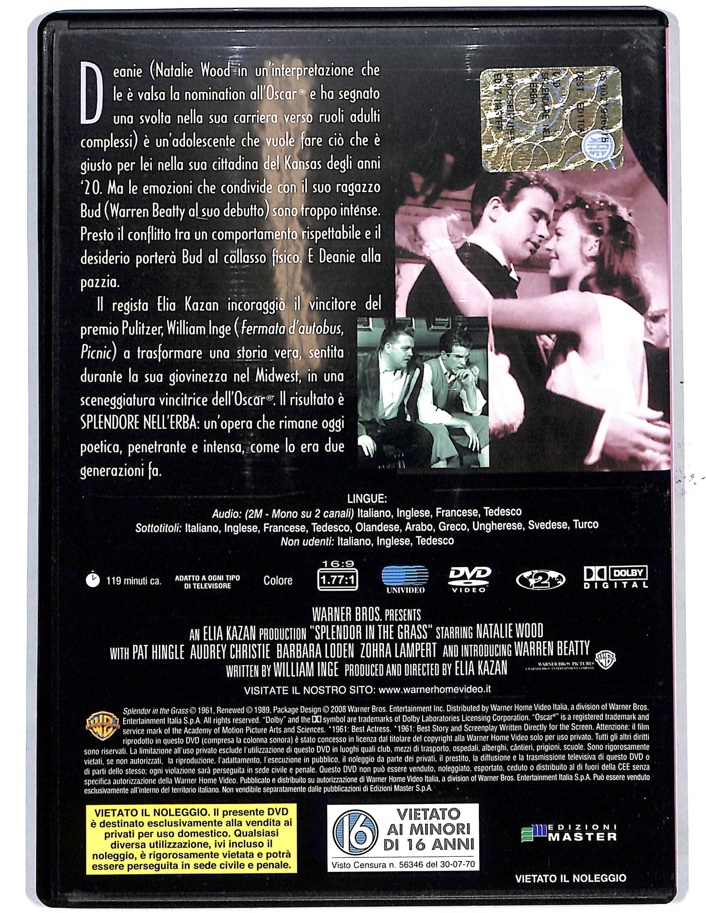 EBOND Splendore nell'erba EDITORIALE DVD DB585129
