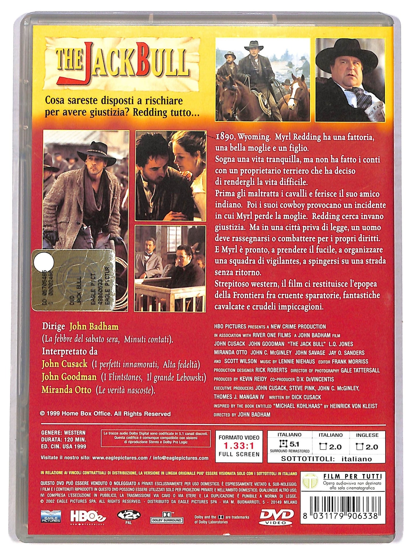 EBOND The Jack Bull DVD DB585465
