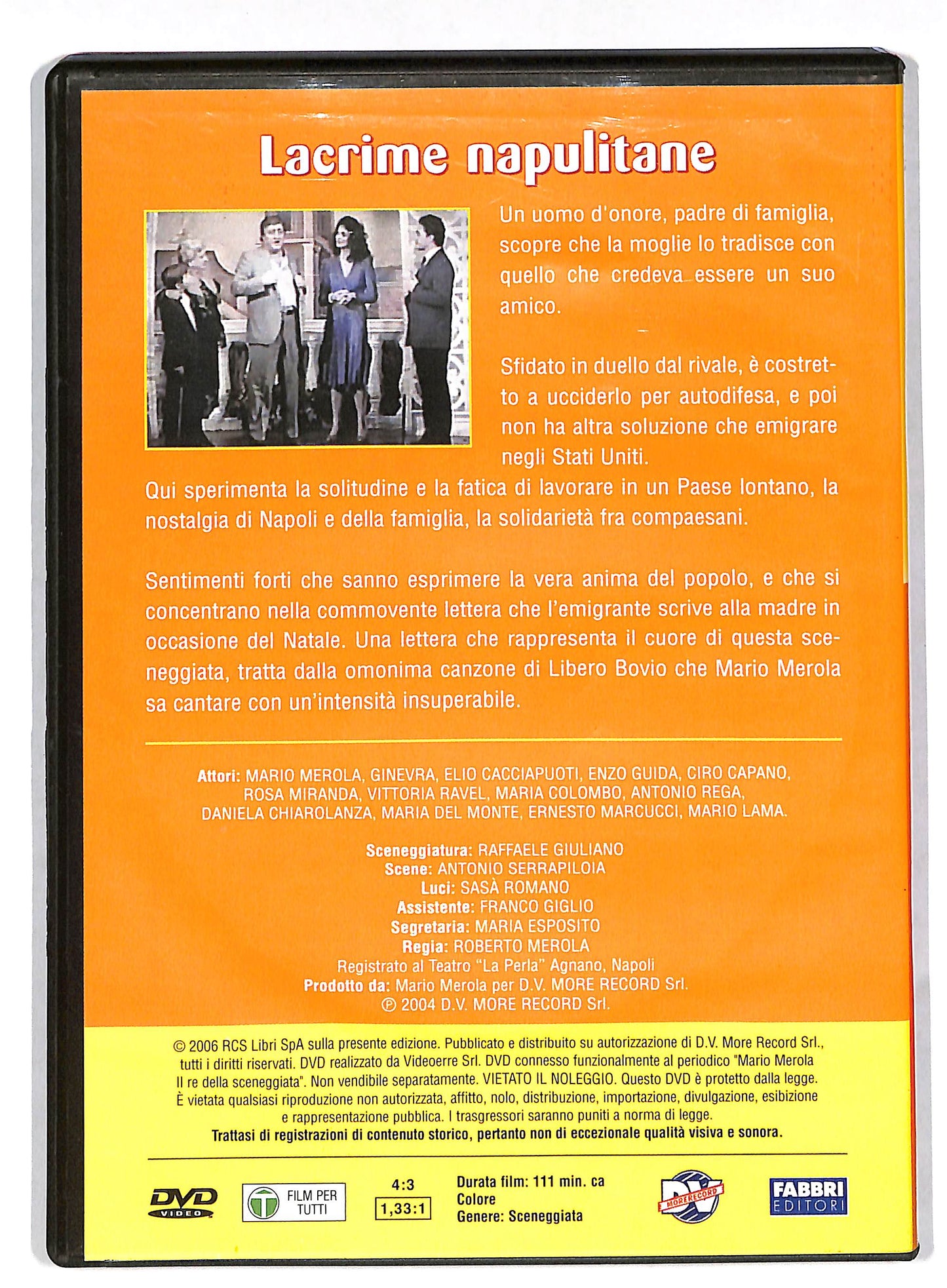 EBOND Lacrime Napulitane - Mario merola EDITORIALE DVD DB585646