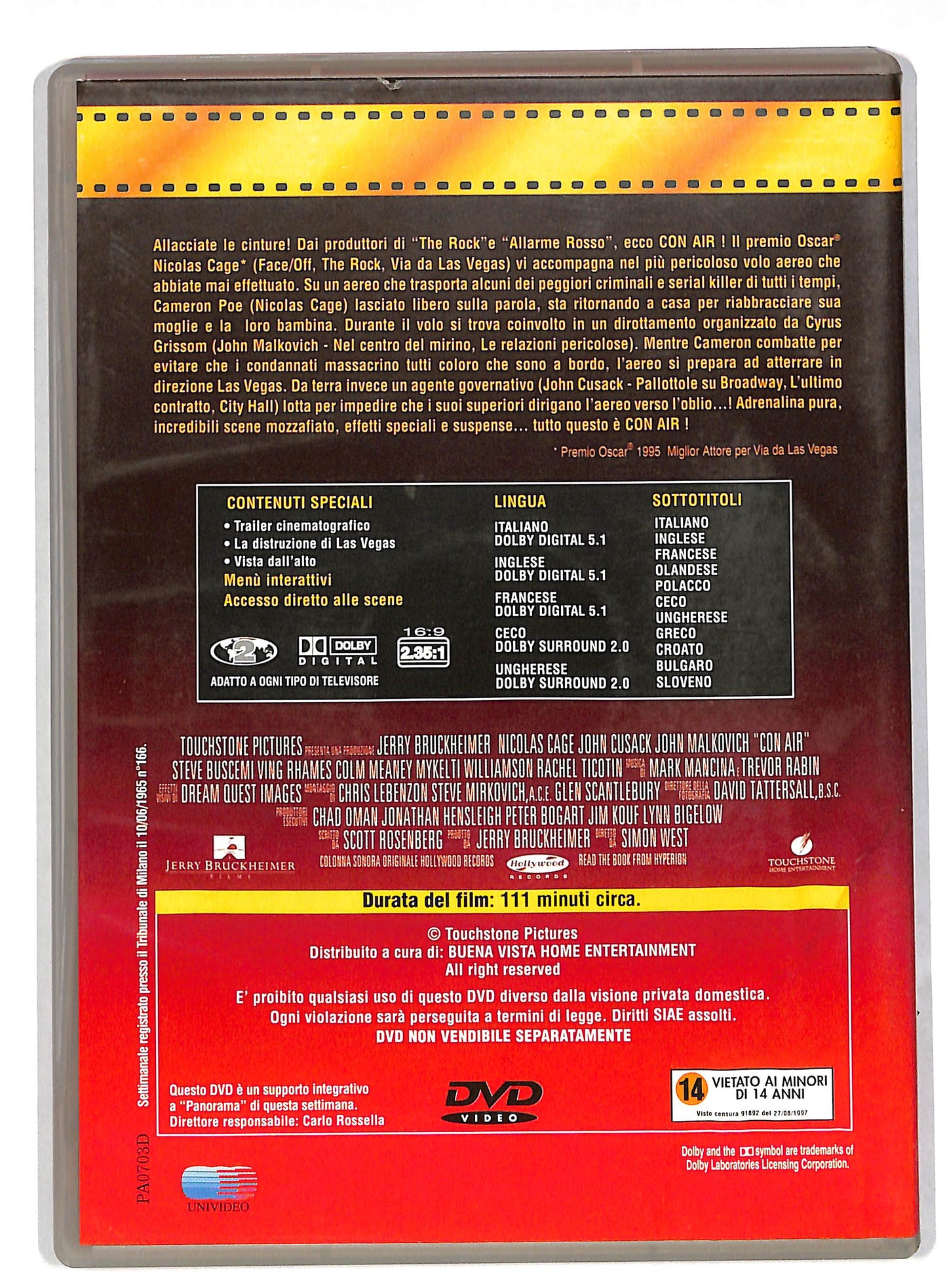 EBOND Con Air EDITORIALE DVD DB585659