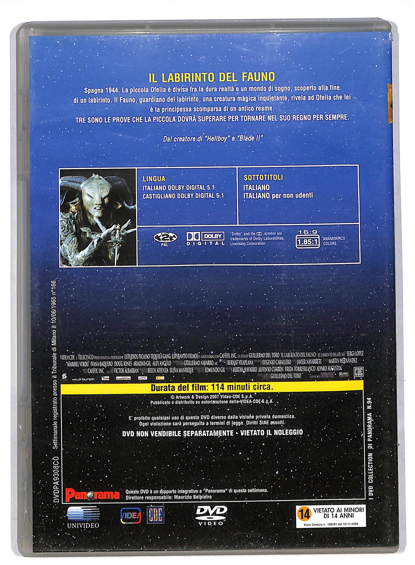 EBOND Il labirinto del fauno EDITORIALE DVD DB586611