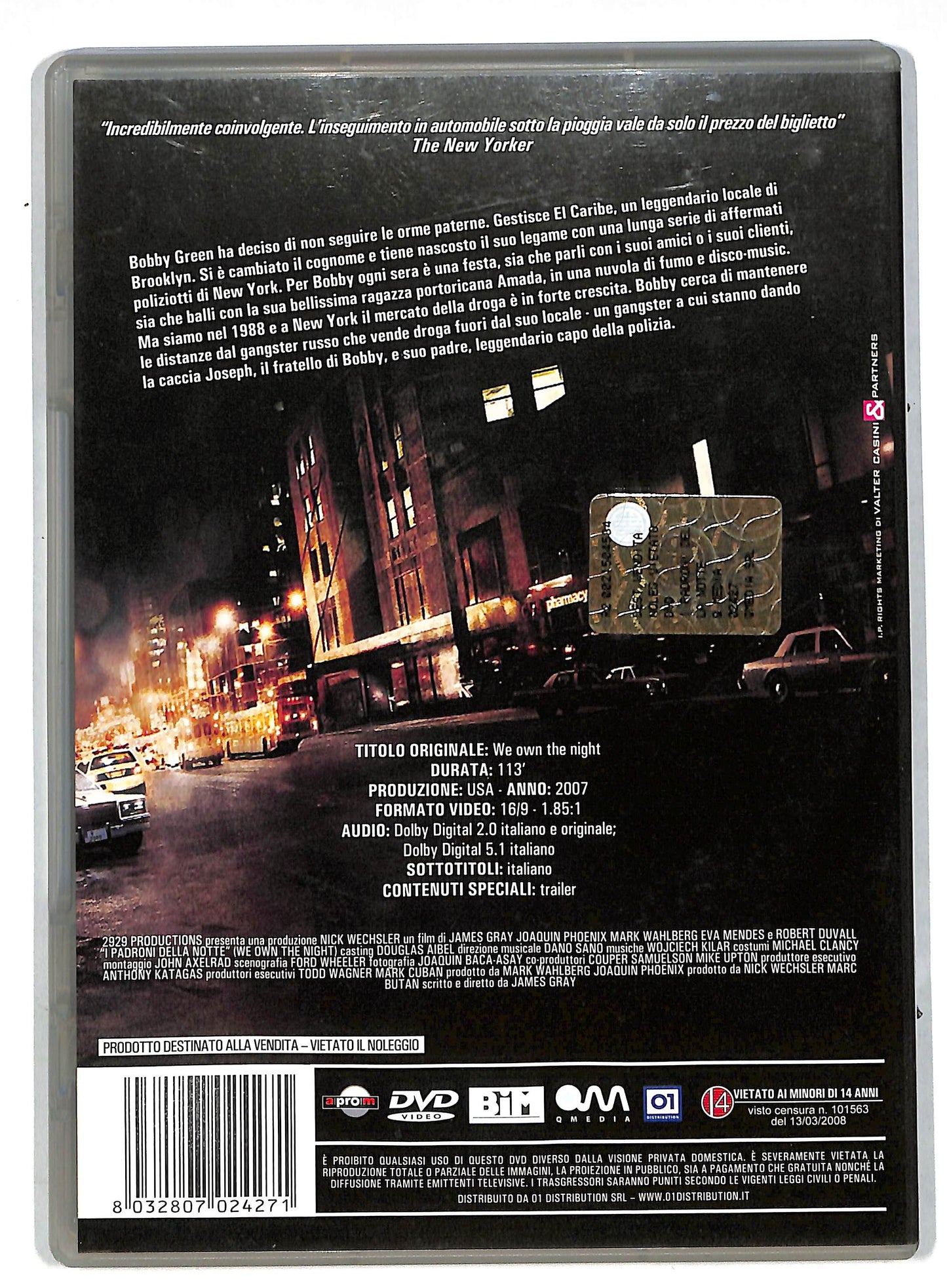 EBOND I padroni della notte DVD DB586651