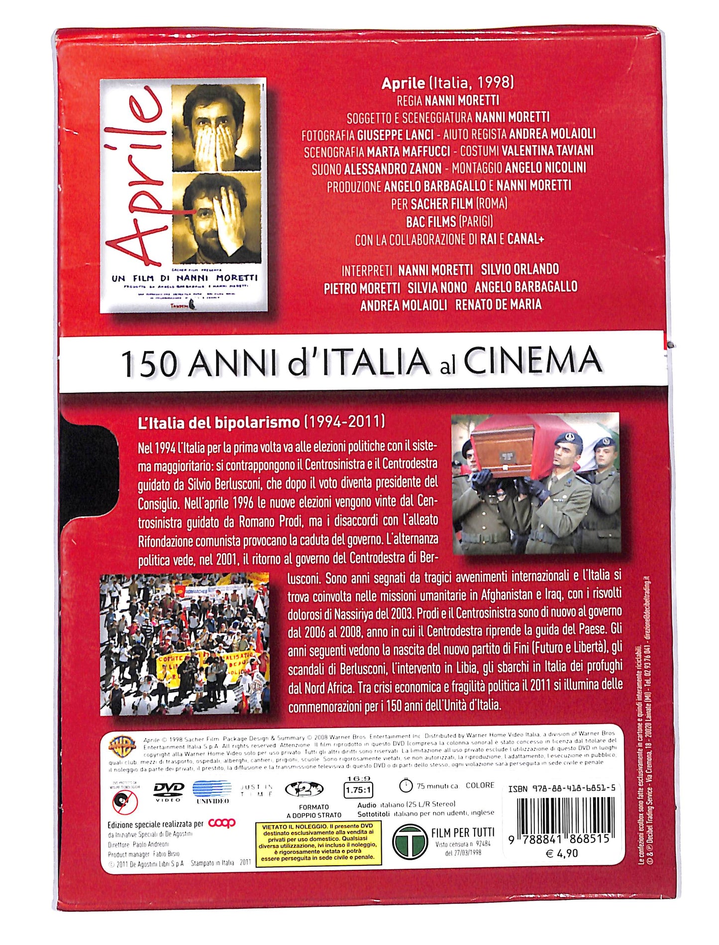 EBOND 150 anni d'italia al cinema vol.10 - Aprile DVD DB587101