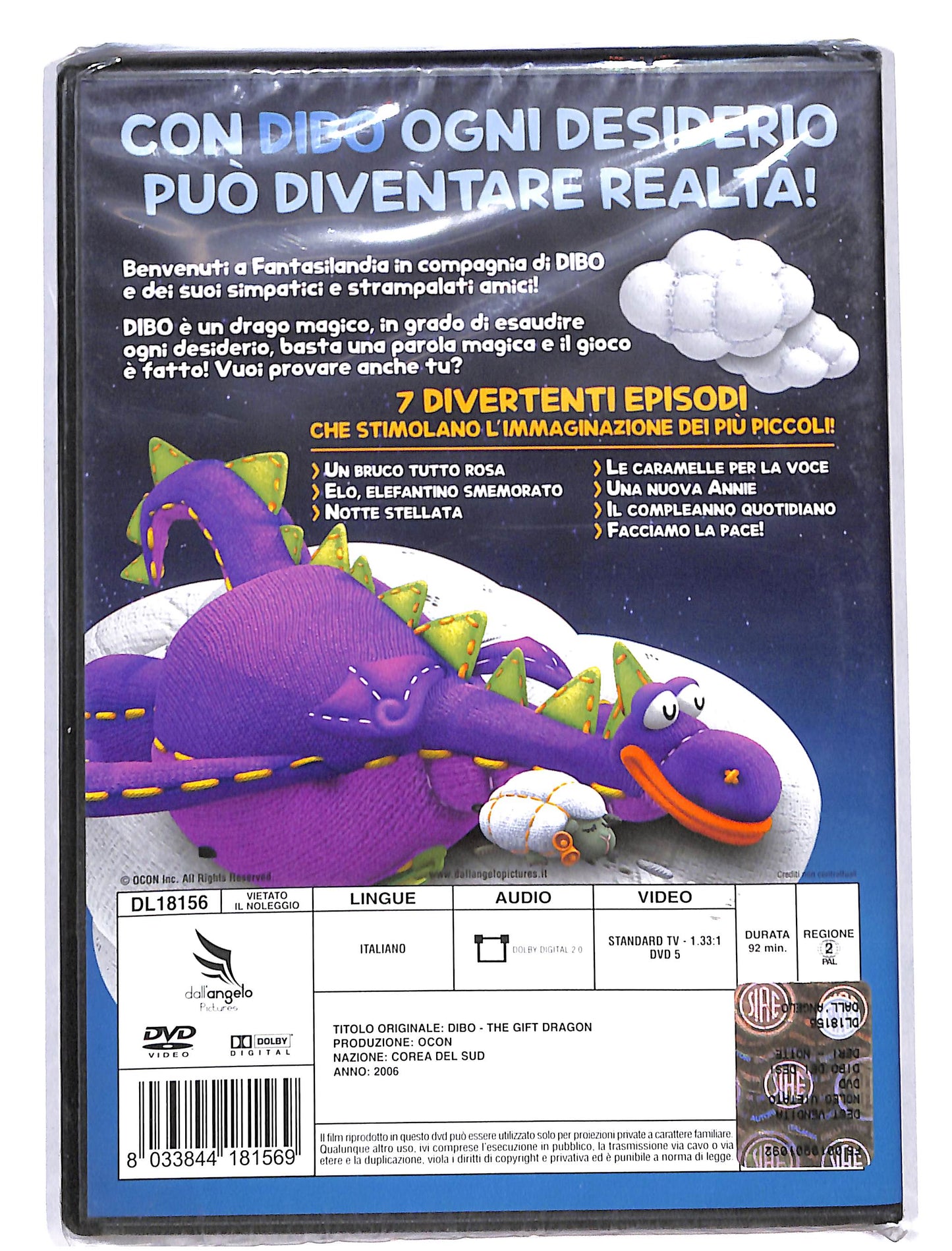 EBOND Dibo dei desideri Vol 1 Notte stellata DVD DB587104